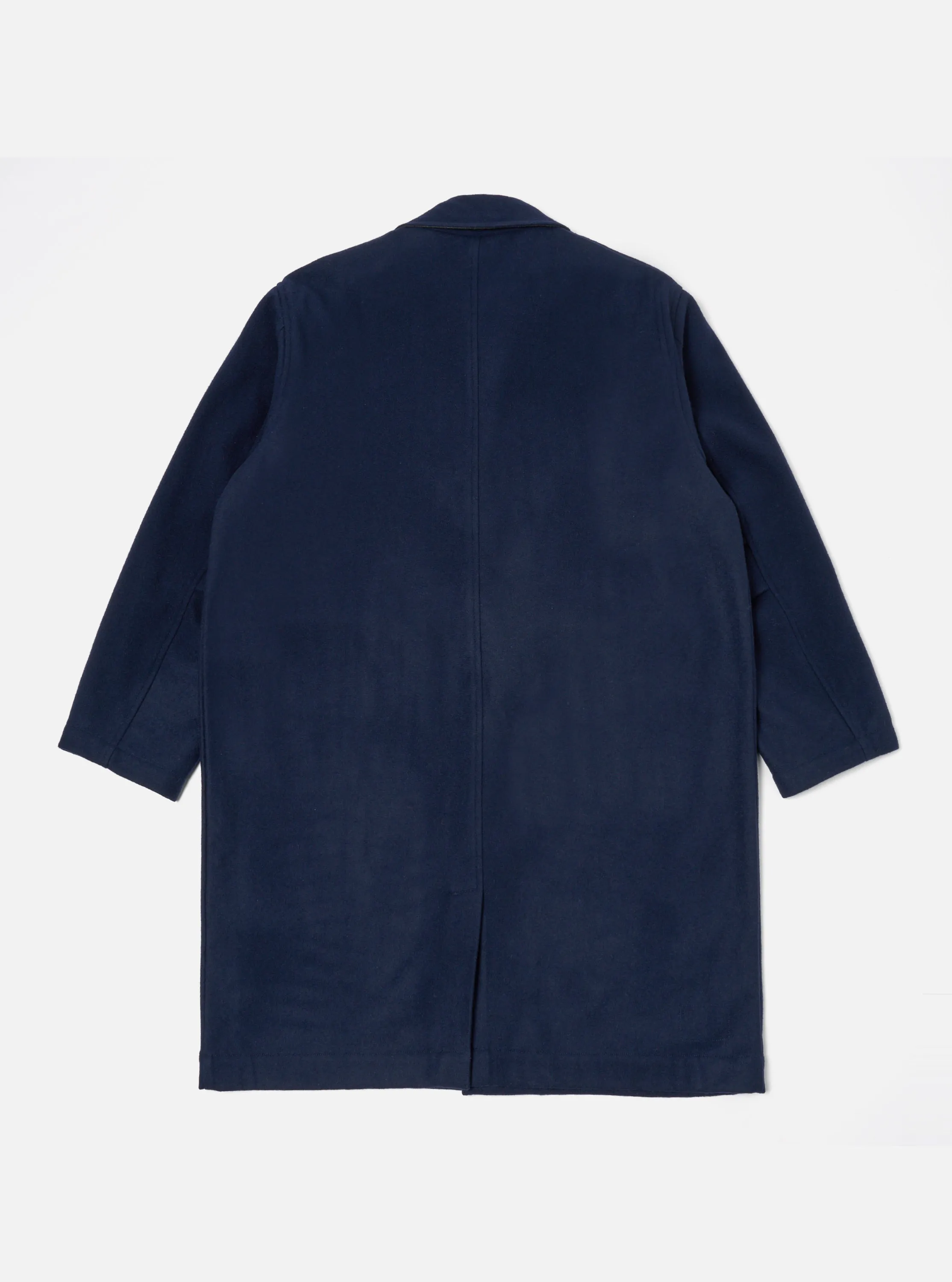 Universal Works Account Coat in Navy Melton sold by Universal Works product image thumbnail 2