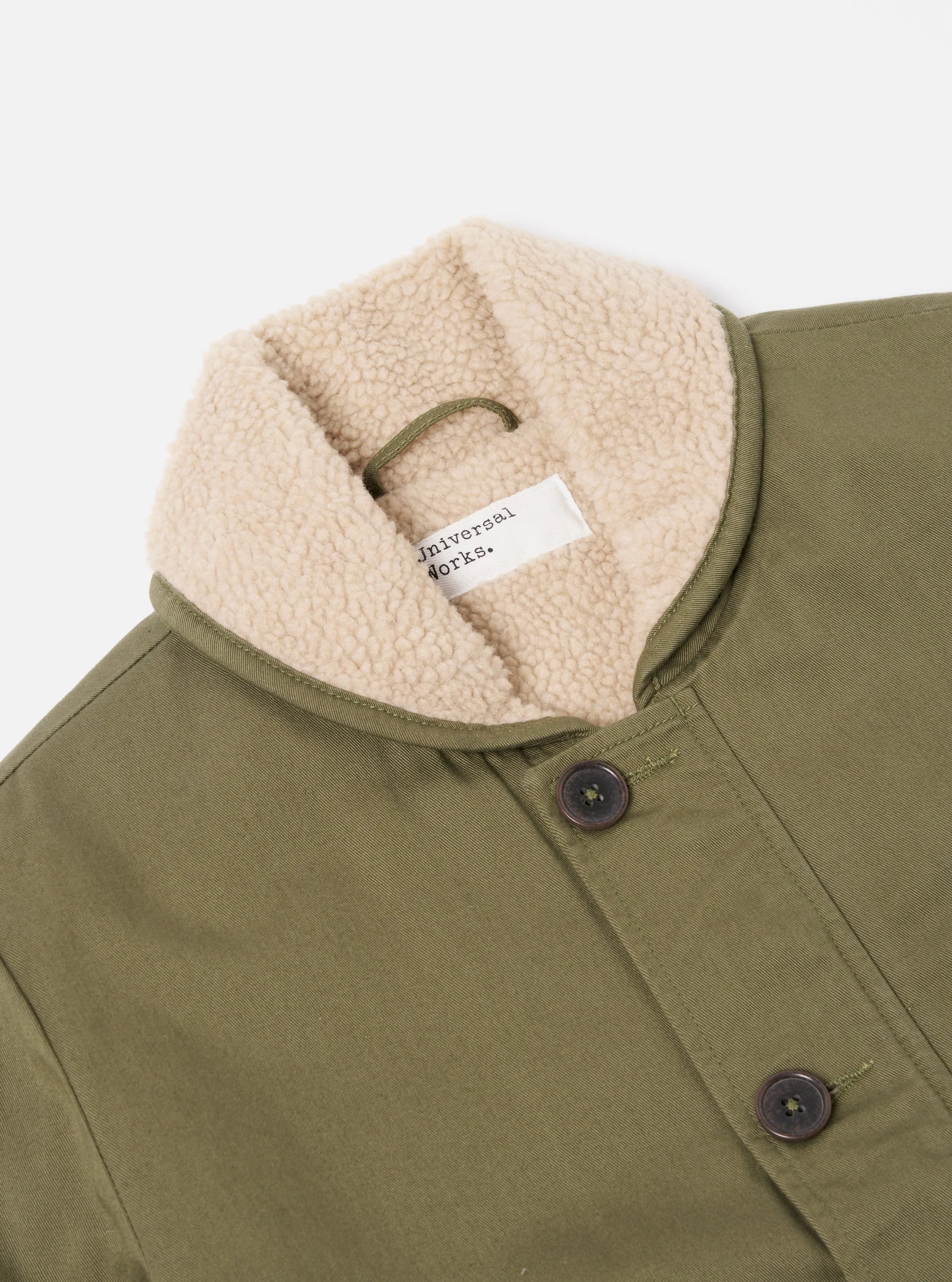 Universal Works N1 Jacket in Light Olive Twill sold by Universal Works product image thumbnail 4
