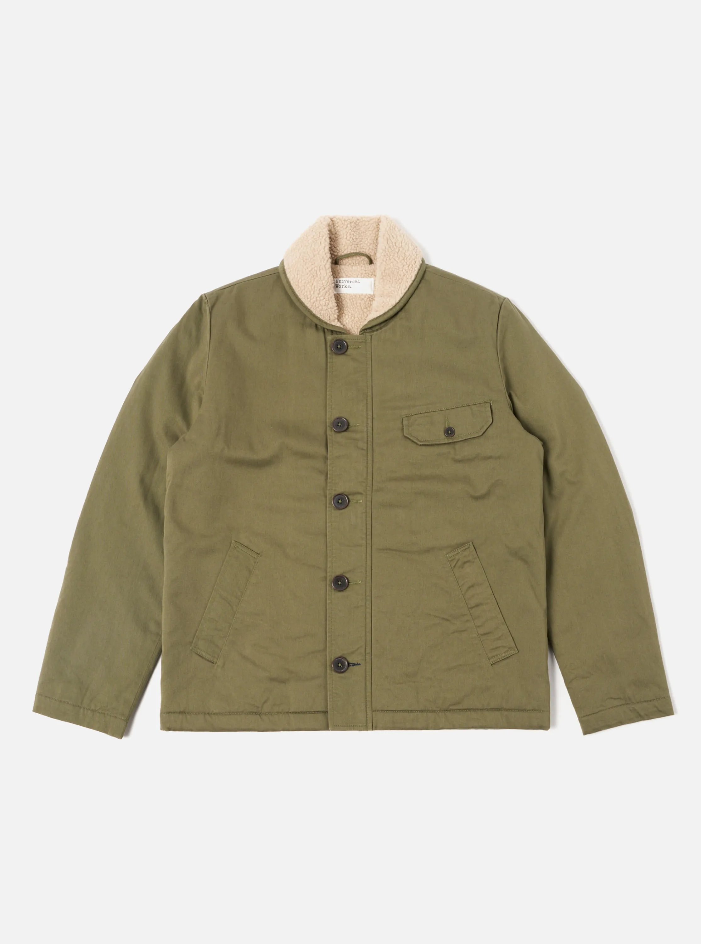 Universal Works N1 Jacket in Light Olive Twill sold by Universal Works product image thumbnail 2