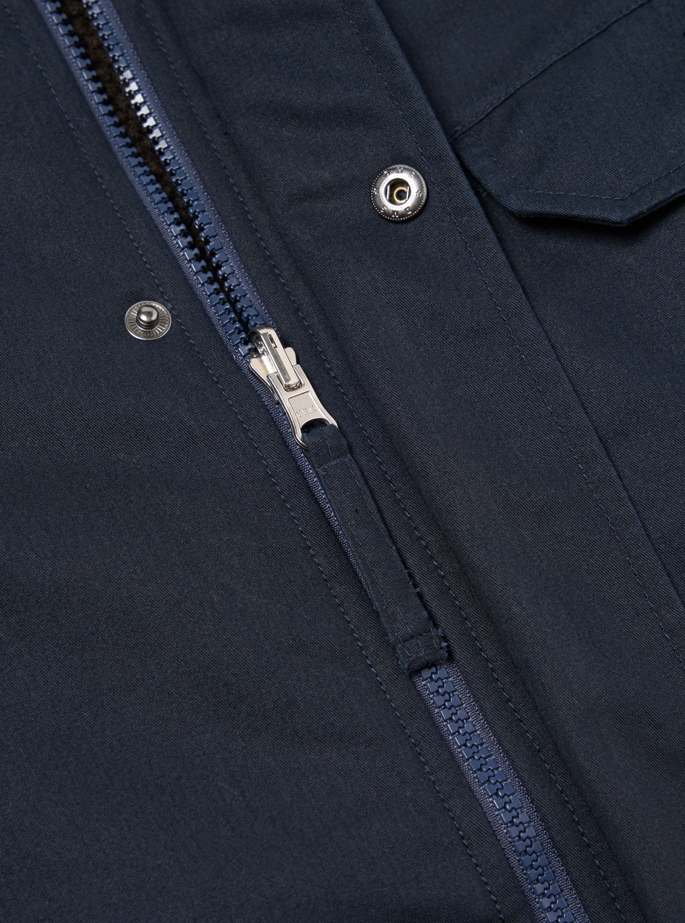 Universal Works Reversible N1 Jacket in Navy/Brown Brushed Polytech/Sherpa sold by Universal Works product image thumbnail 4