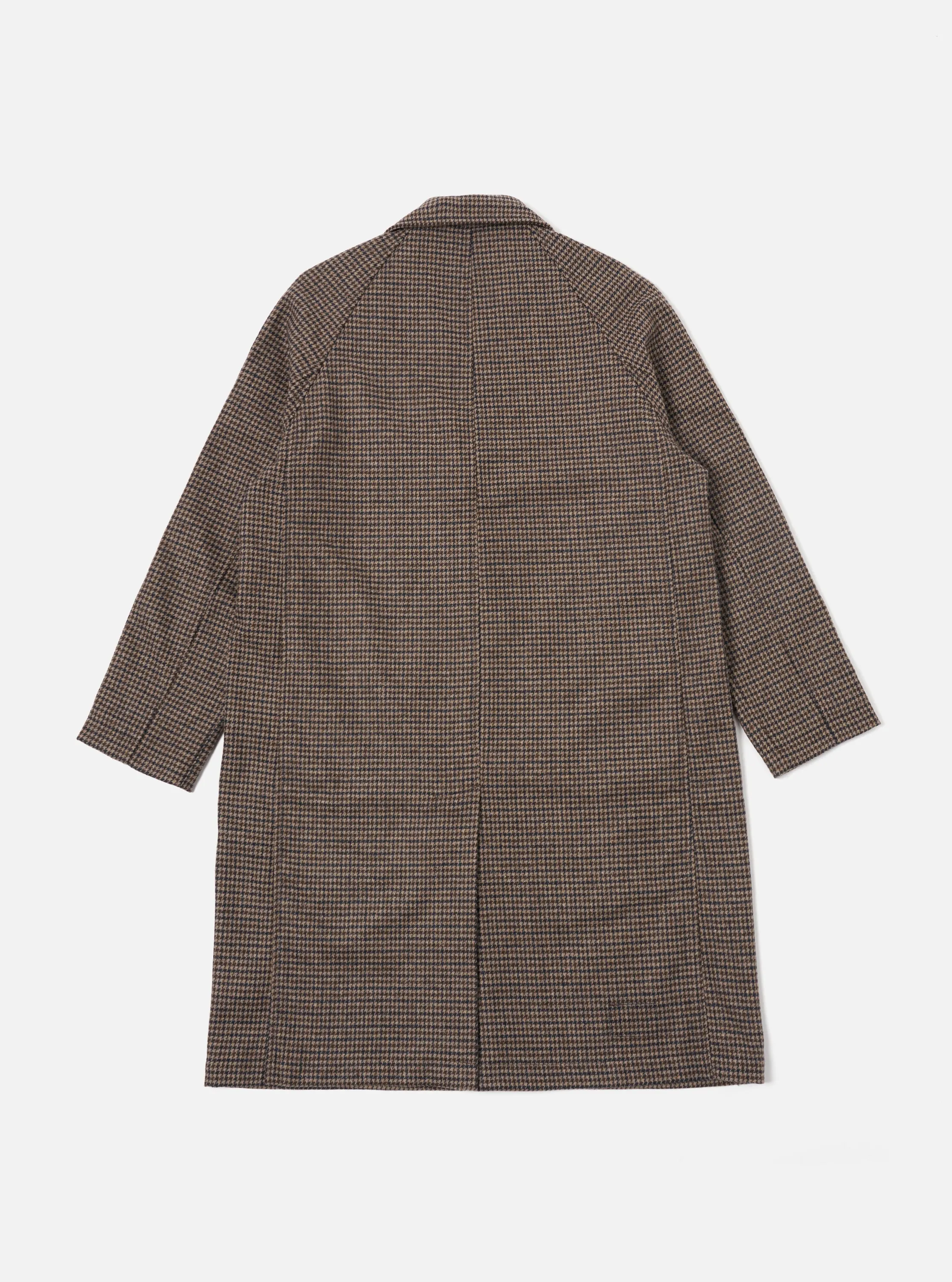 Universal Works Top Coat in Stone/Navy Carde Tweed sold by Universal Works product image thumbnail 2