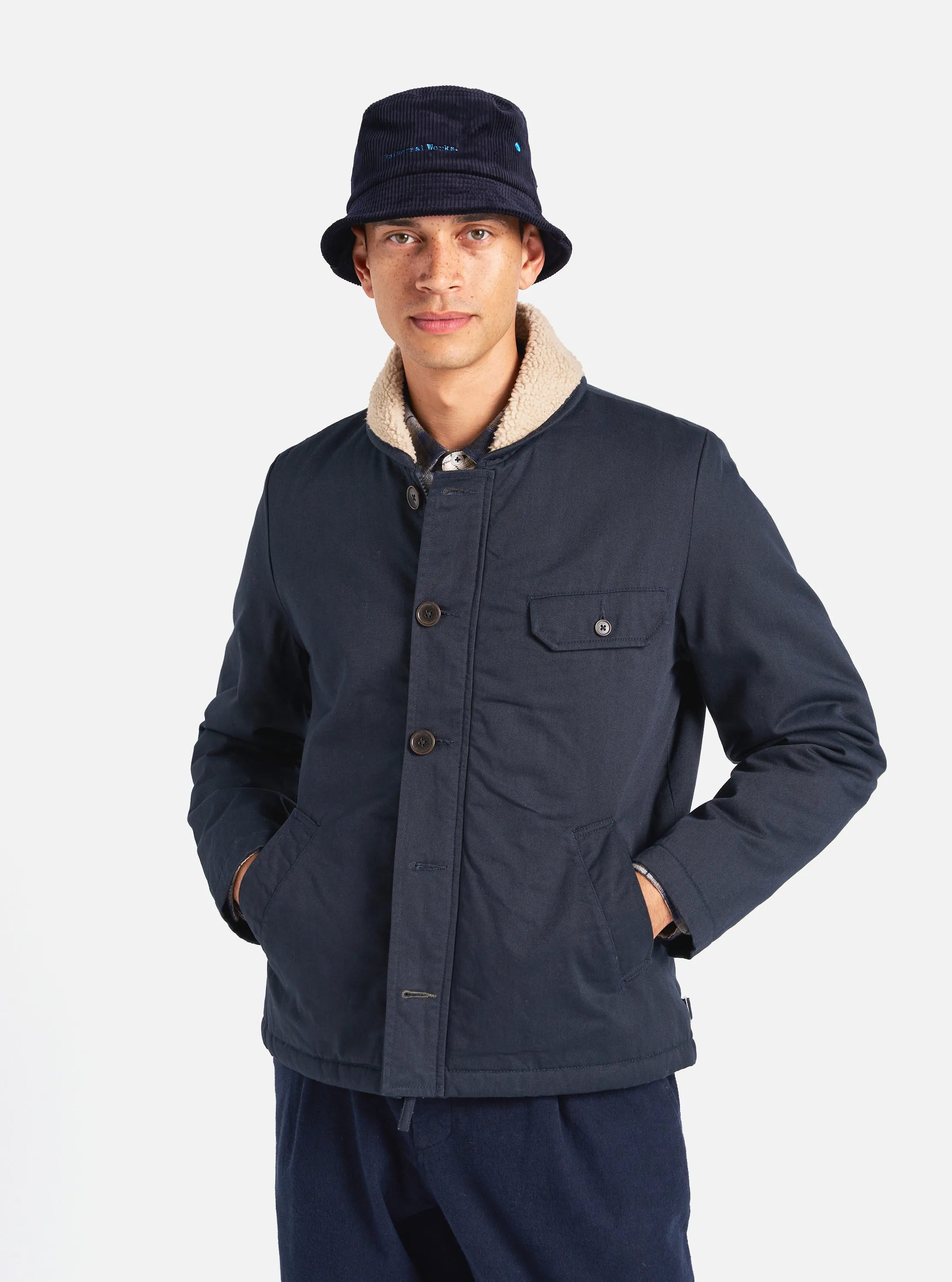 Universal Works N1 Jacket in Navy Twill sold by Universal Works
