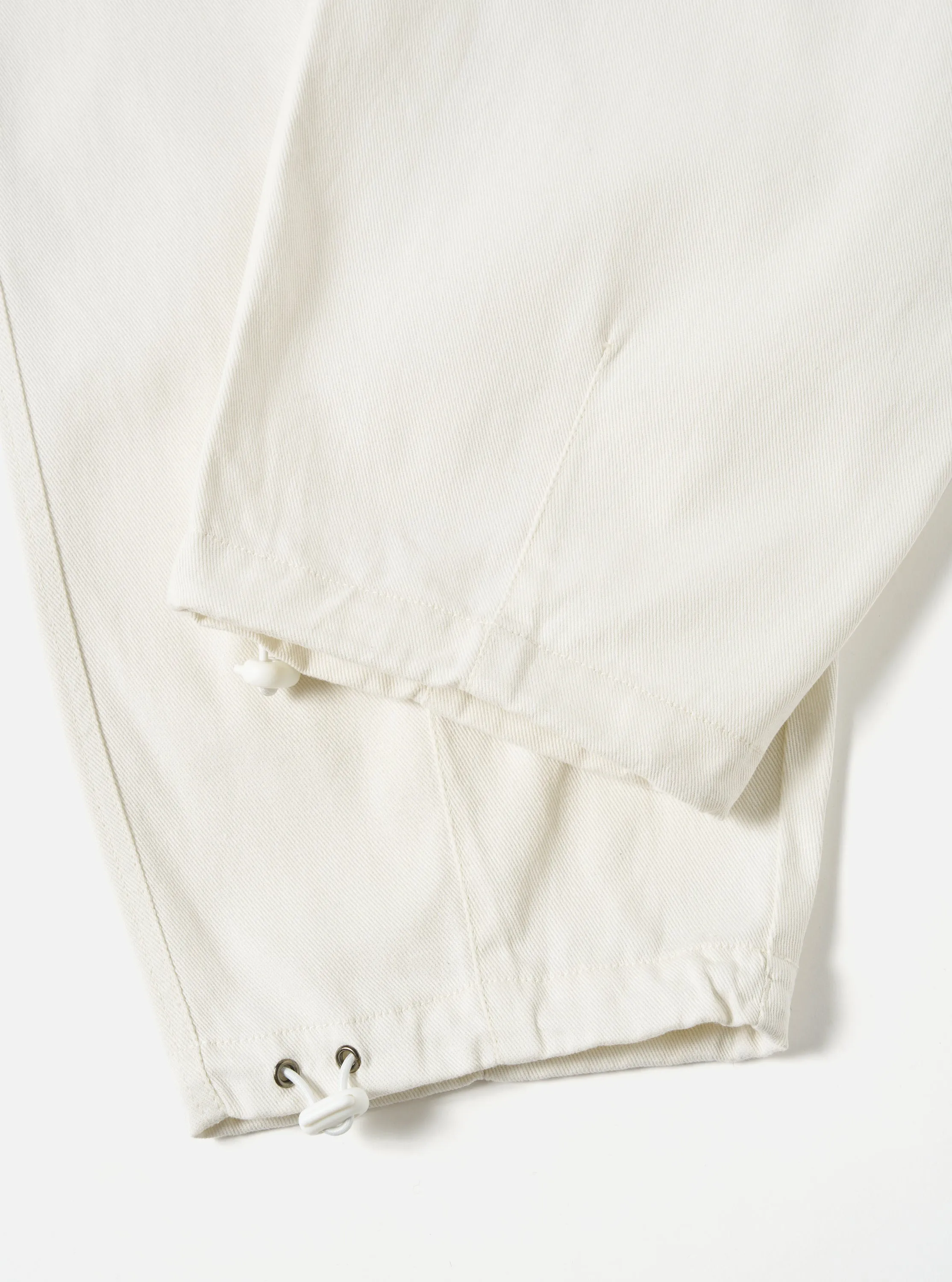 Universal Works Loose Cargo Pant in Winter White Winter Twill sold by Universal Works product image thumbnail 5
