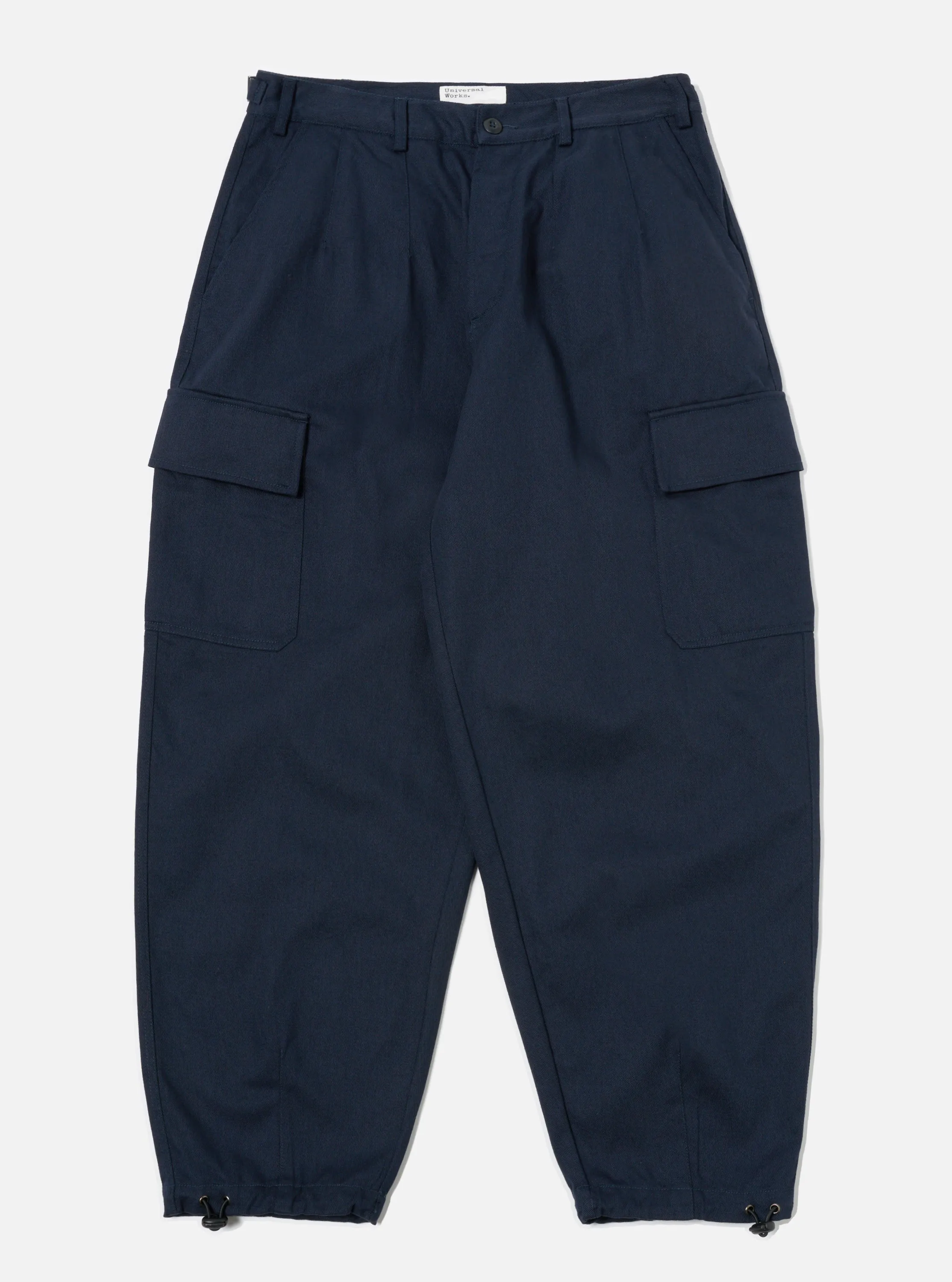 Universal Works Loose Cargo Pant in Navy Winter Twill sold by Universal Works product image thumbnail 2