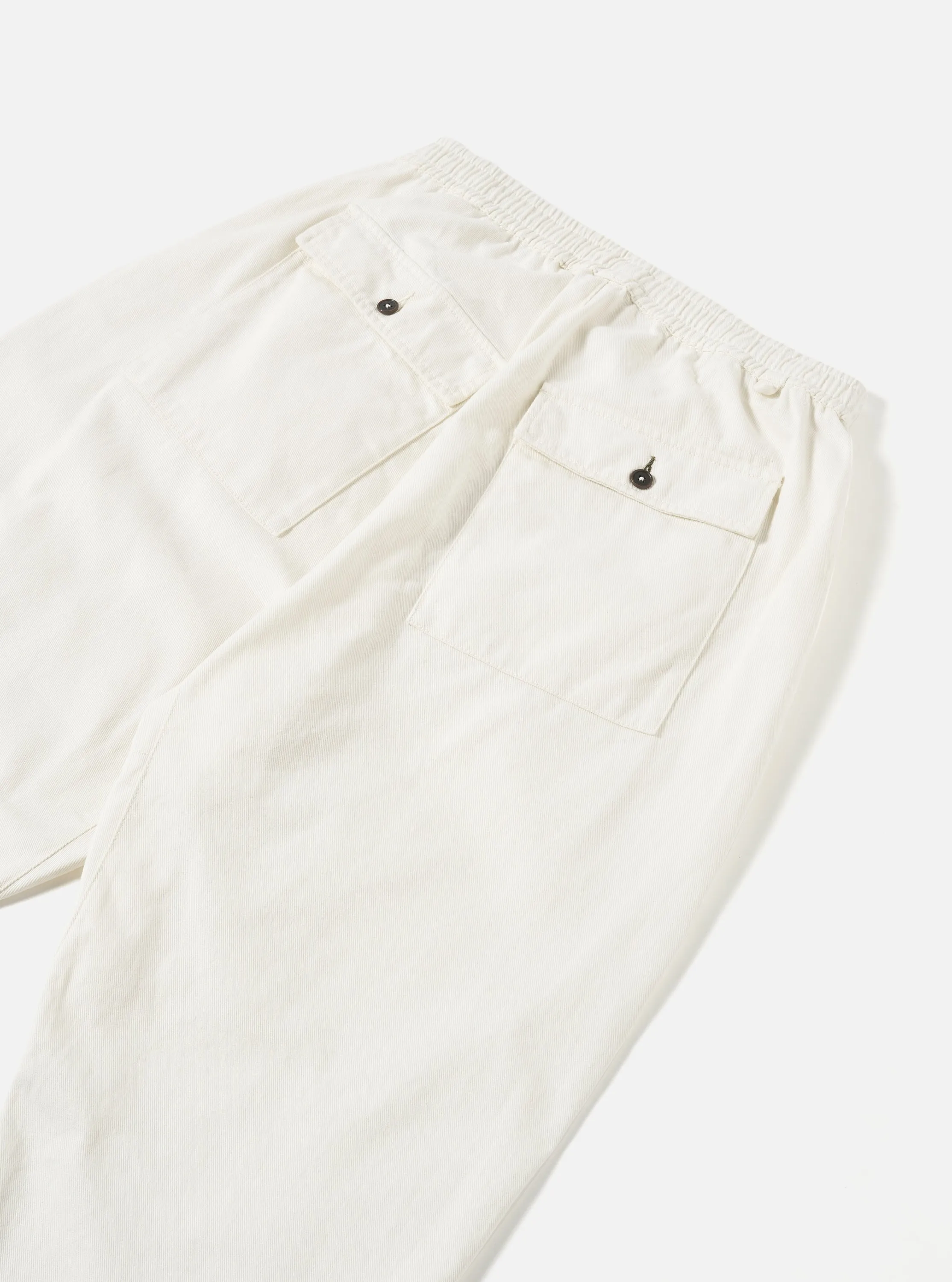 Universal Works Braga Pant in Winter White Winter Twill sold by Universal Works product image thumbnail 4