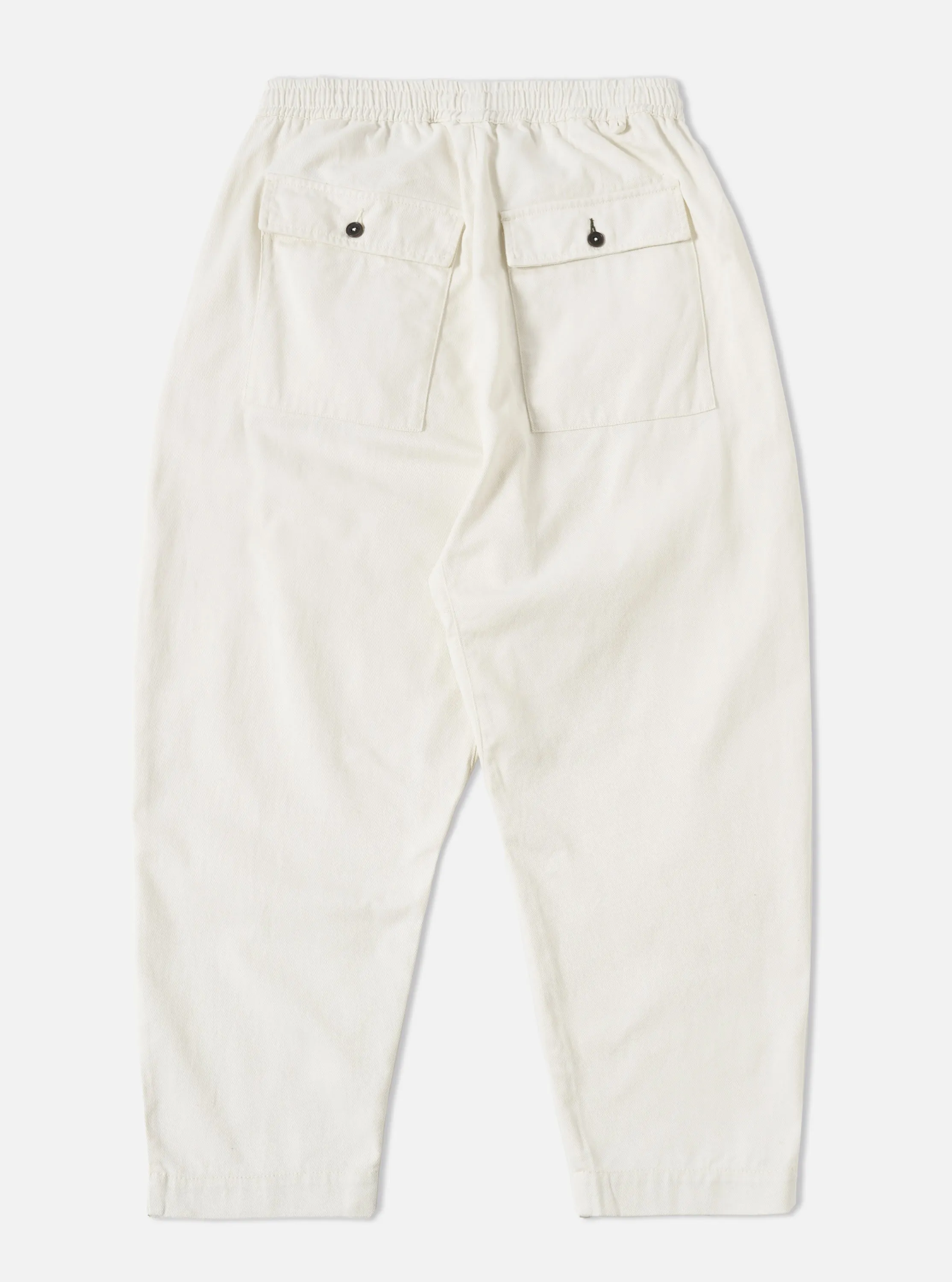 Universal Works Braga Pant in Winter White Winter Twill sold by Universal Works product image thumbnail 2
