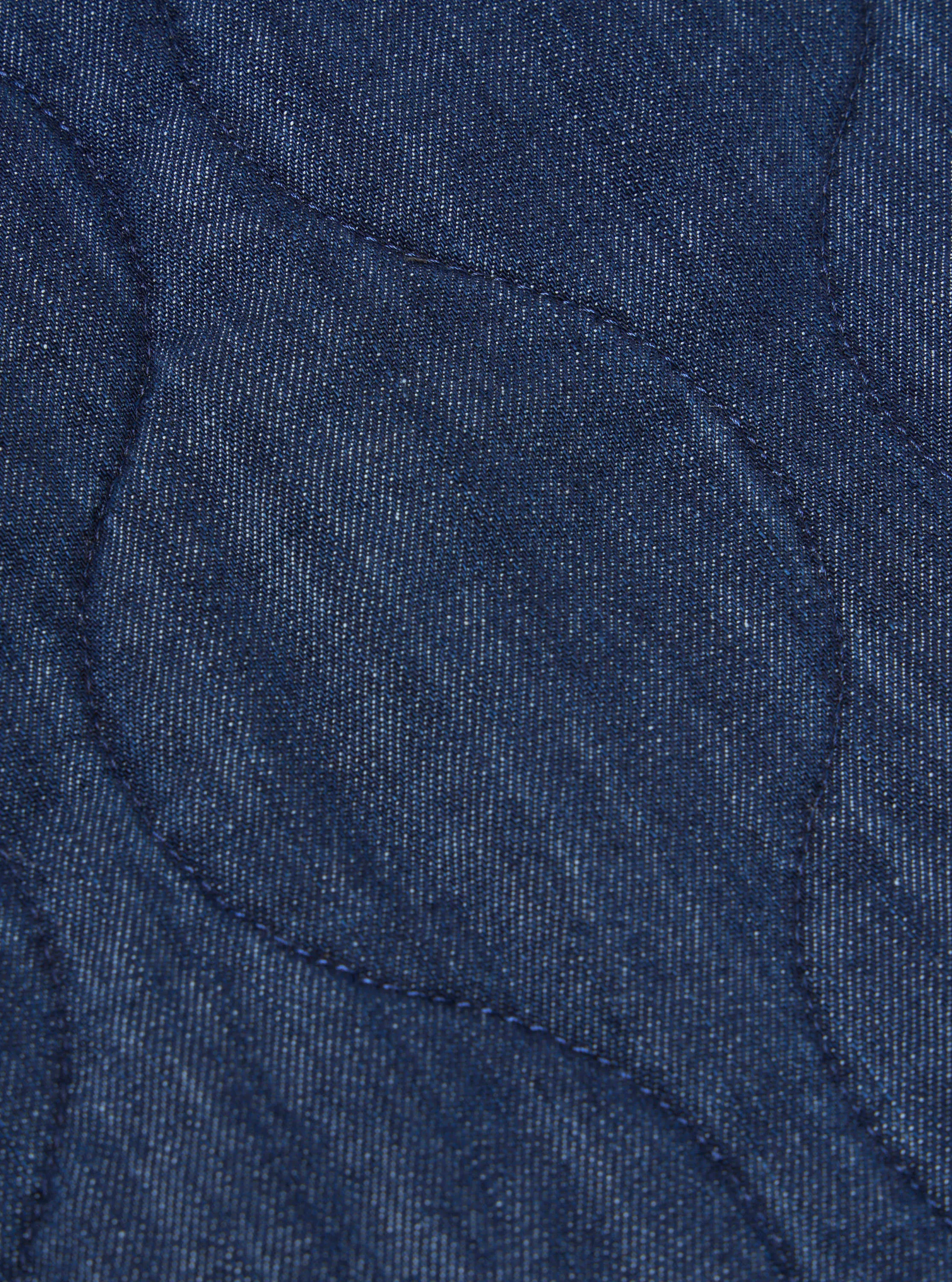 Universal Works Weekend Gilet in Indigo Quilt Denim sold by Universal Works product image thumbnail 5