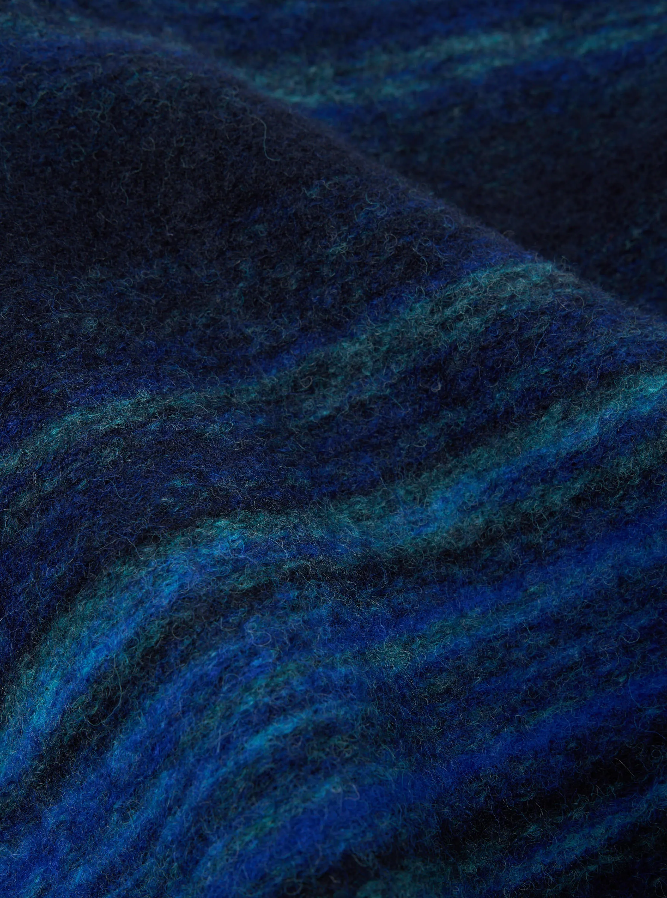 Universal Works Zip Gilet in Blue Mississippi Fleece sold by Universal Works product image thumbnail 5