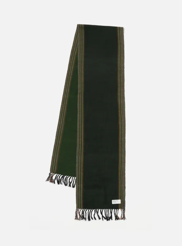 Universal Works Wool Scarf in Forest Merino Wool sold by Universal Works