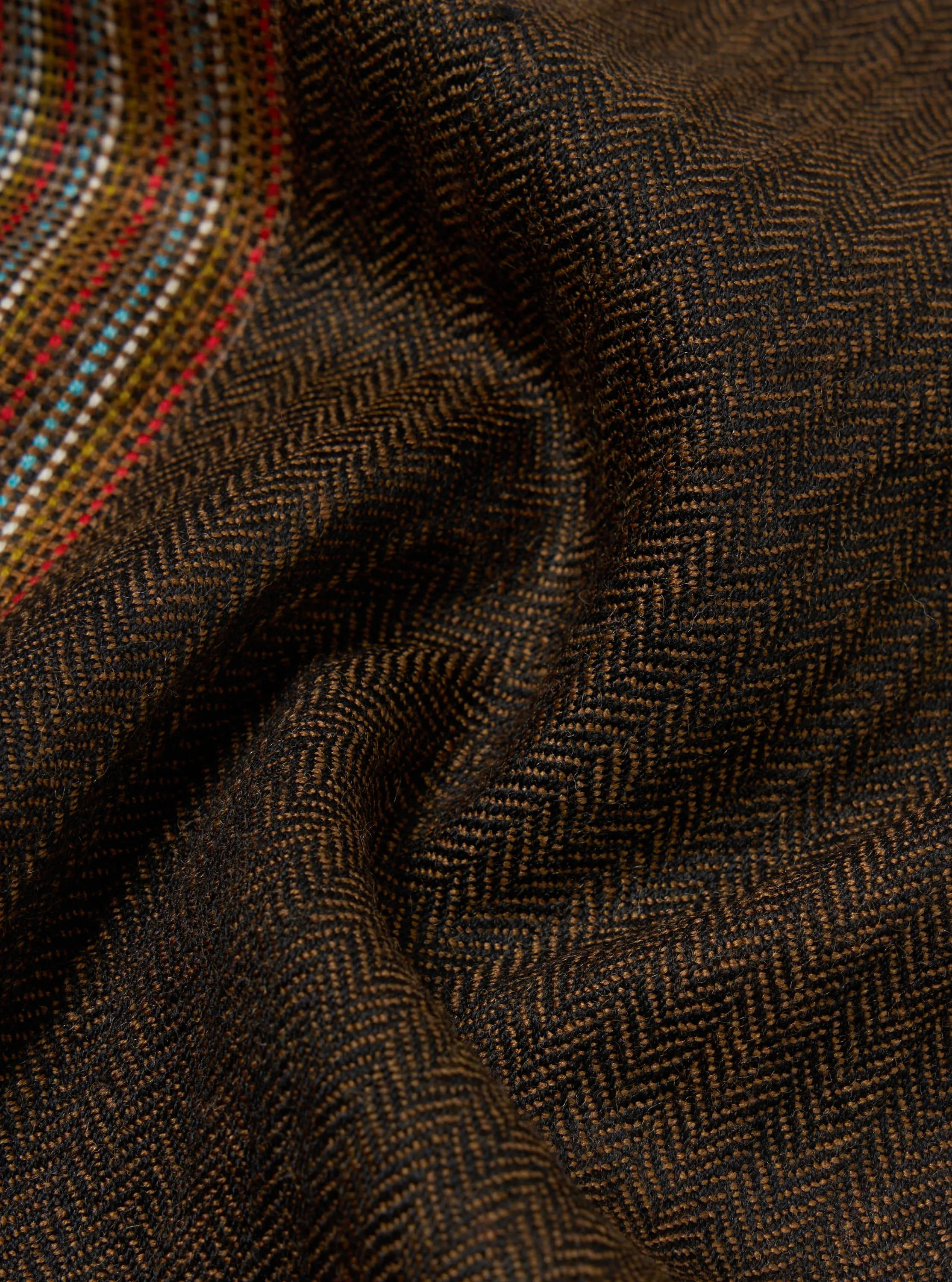 Universal Works Wool Scarf in Brown Merino Wool sold by Universal Works product image thumbnail 3