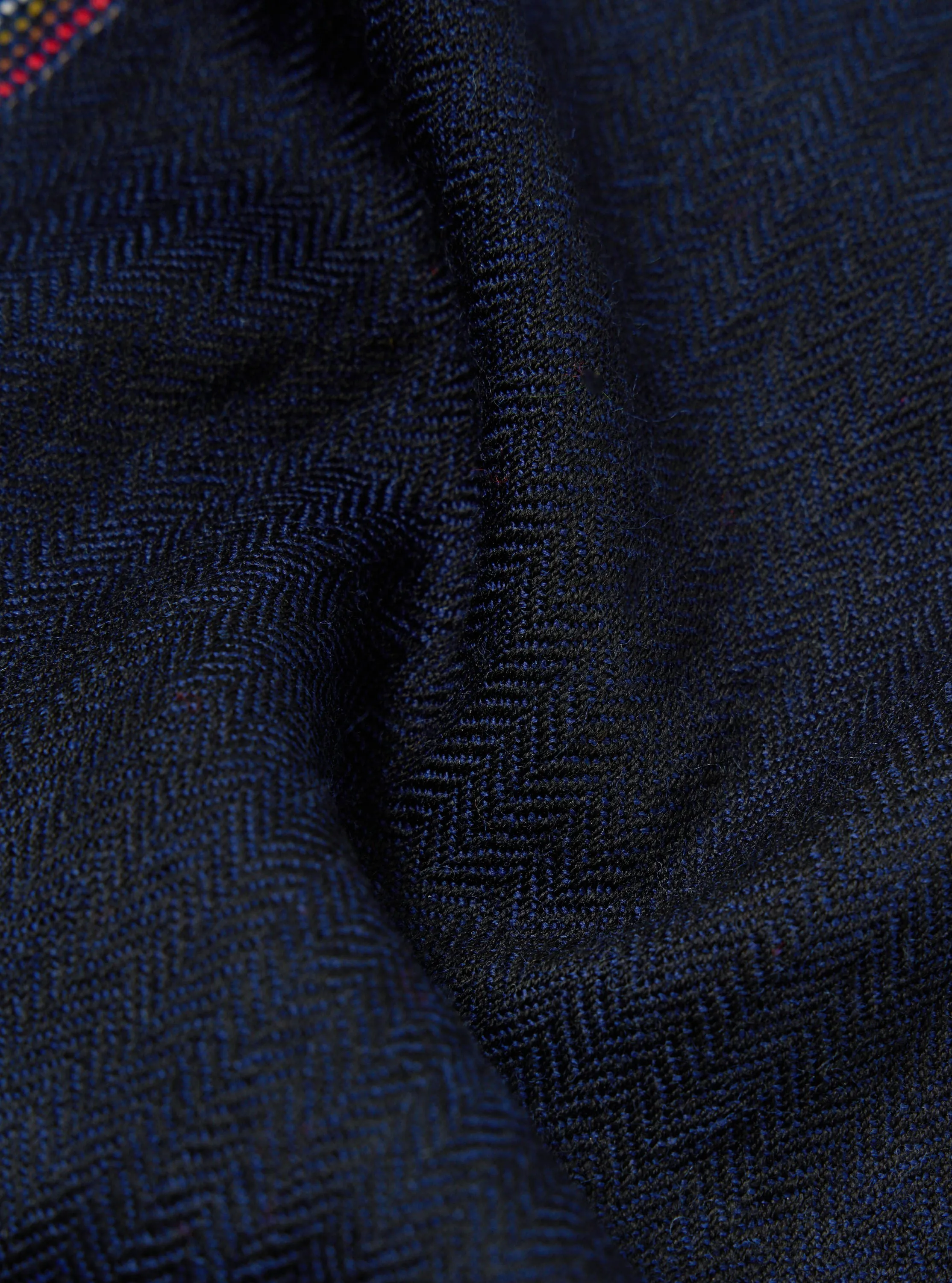 Universal Works Wool Scarf in Navy Merino Wool sold by Universal Works product image thumbnail 3