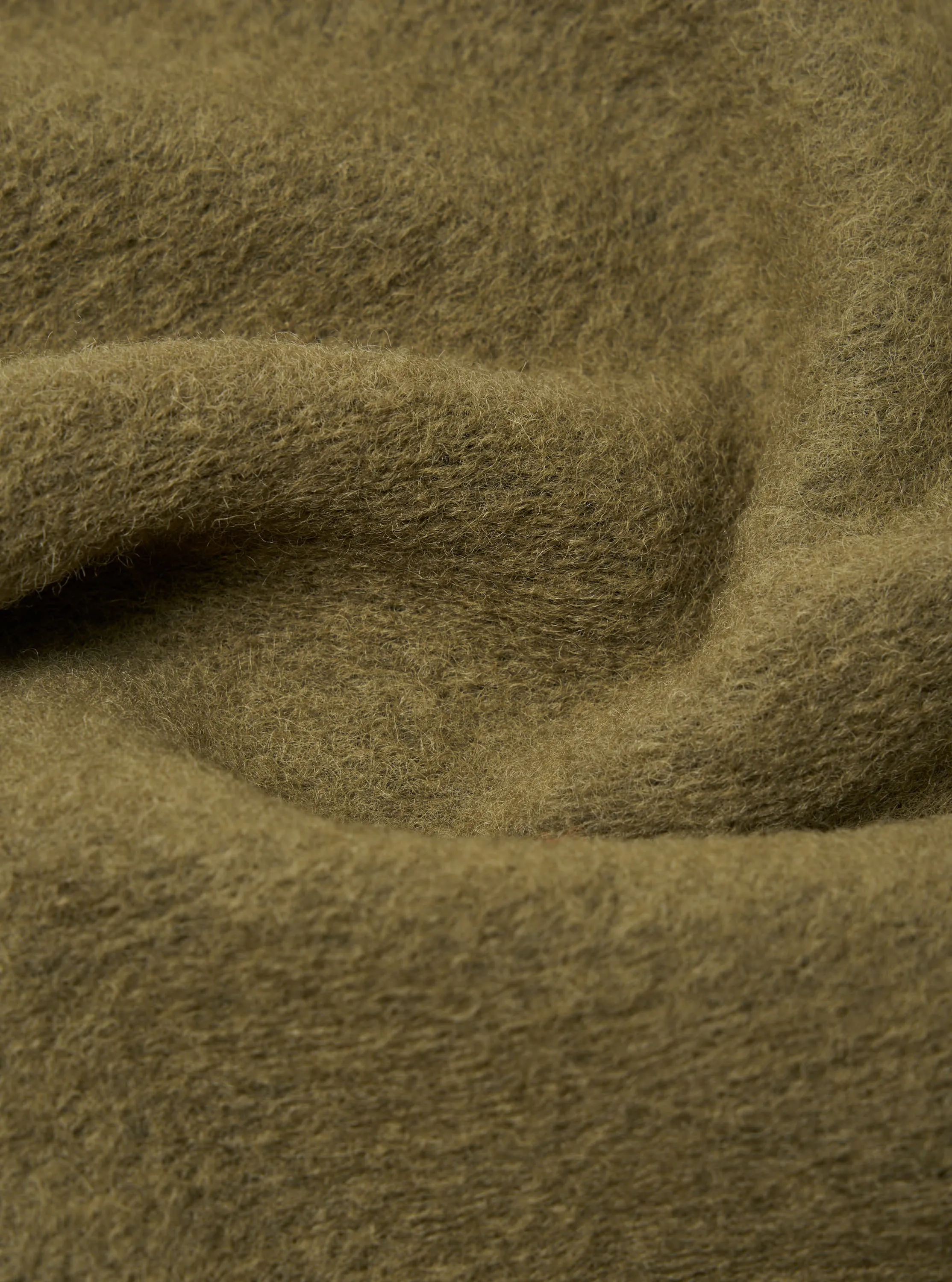 Universal Works Ramsay Quarter Zip in Lovat Wool Fleece sold by Universal Works product image thumbnail 5