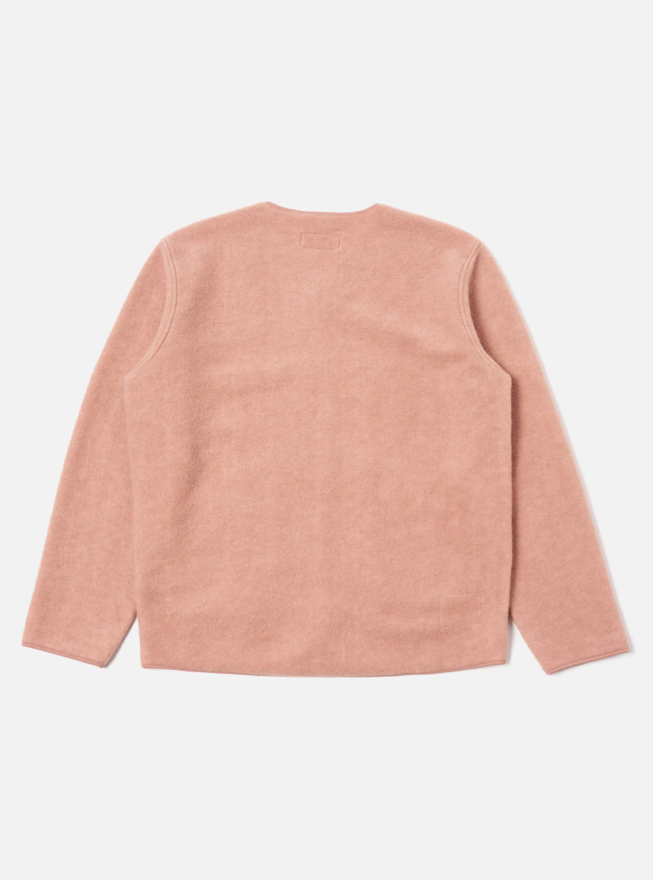 Universal Works Zip Liner Jacket in Pink Wool Fleece sold by Universal Works product image thumbnail 2