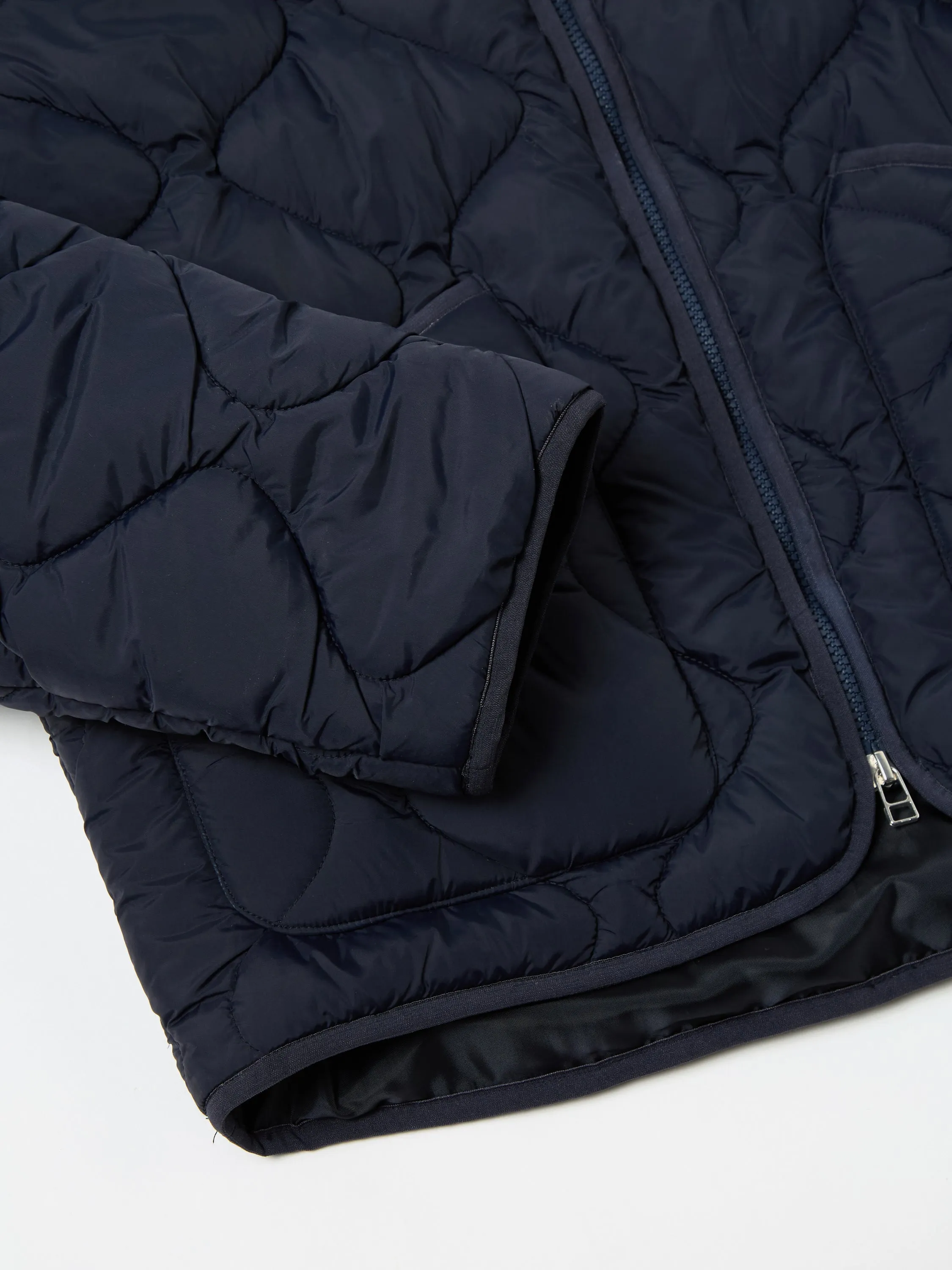 Universal Works Liner Jacket in Navy Diamond Quilt sold by Universal Works product image thumbnail 5