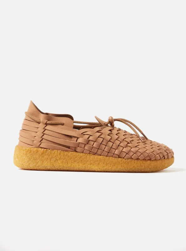 Malibu Latigo in Walnut/Tan Vegan Leather/Crepe sold by Universal Works