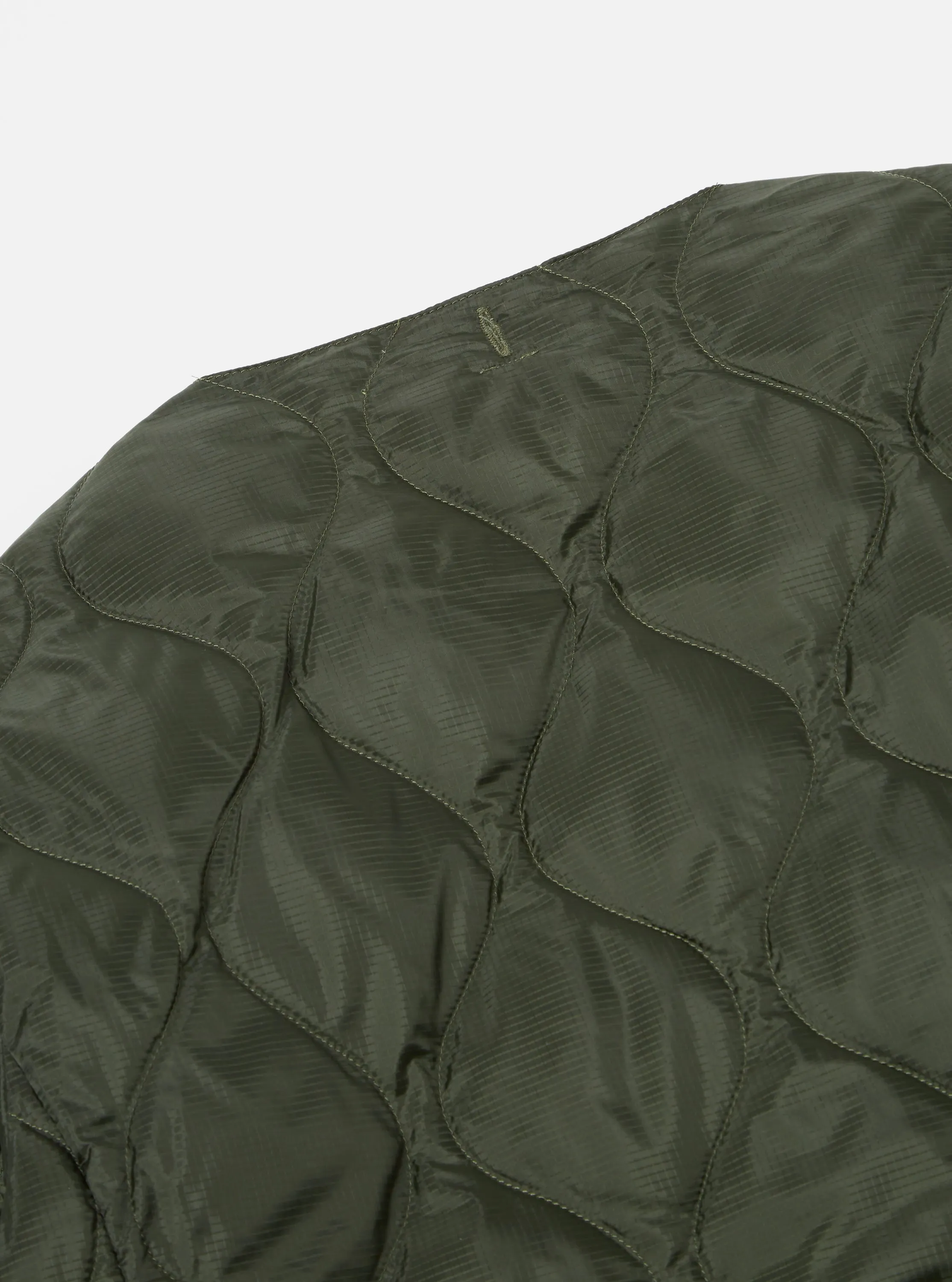 Taion by F/CE. Packable Inner Down Jacket in Olive Nylon Ripstop/Duck Down sold by Universal Works product image thumbnail 4