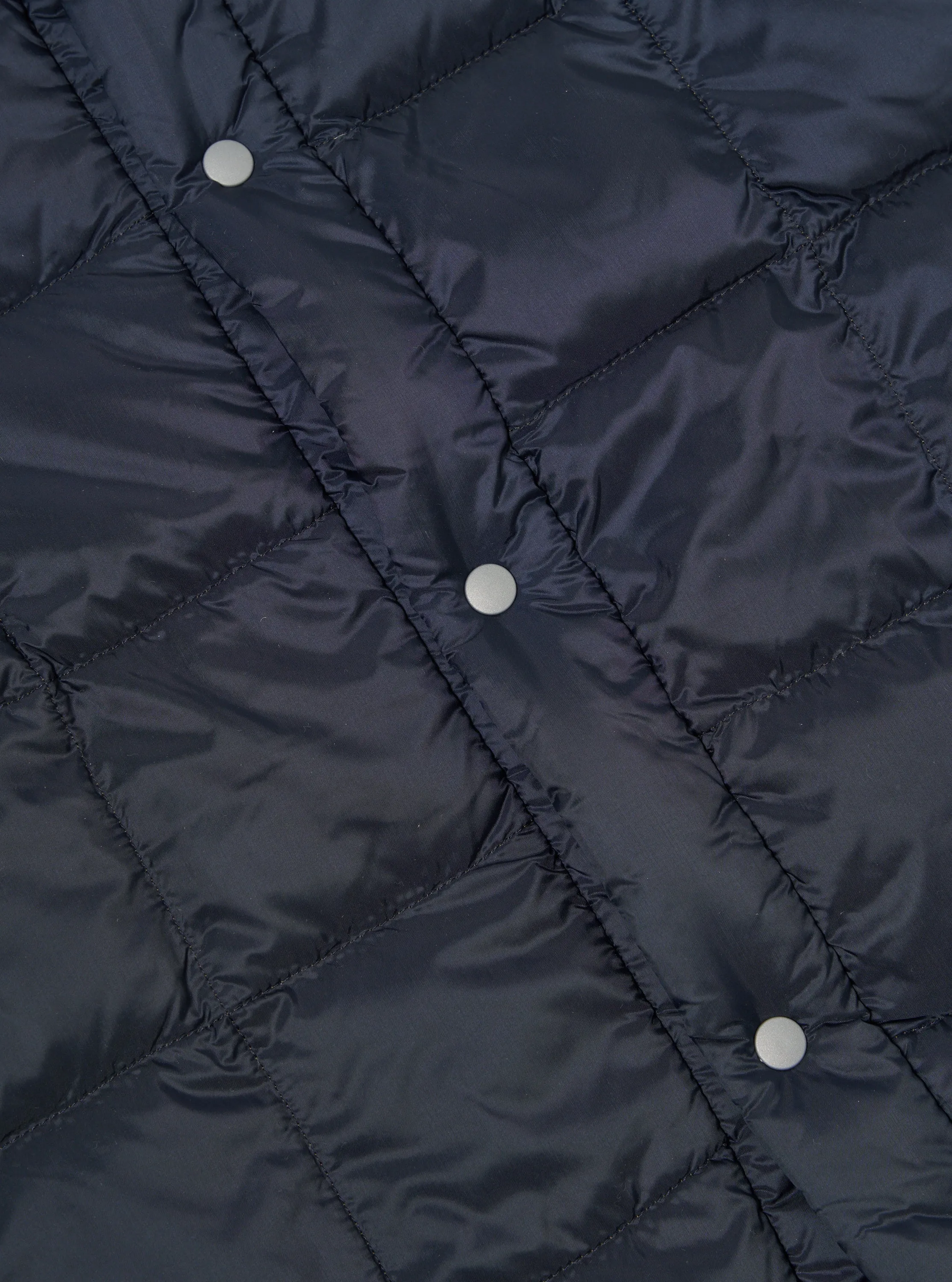 Taion Hanten Down Cardigan in Dark Navy Nylon sold by Universal Works product image thumbnail 4