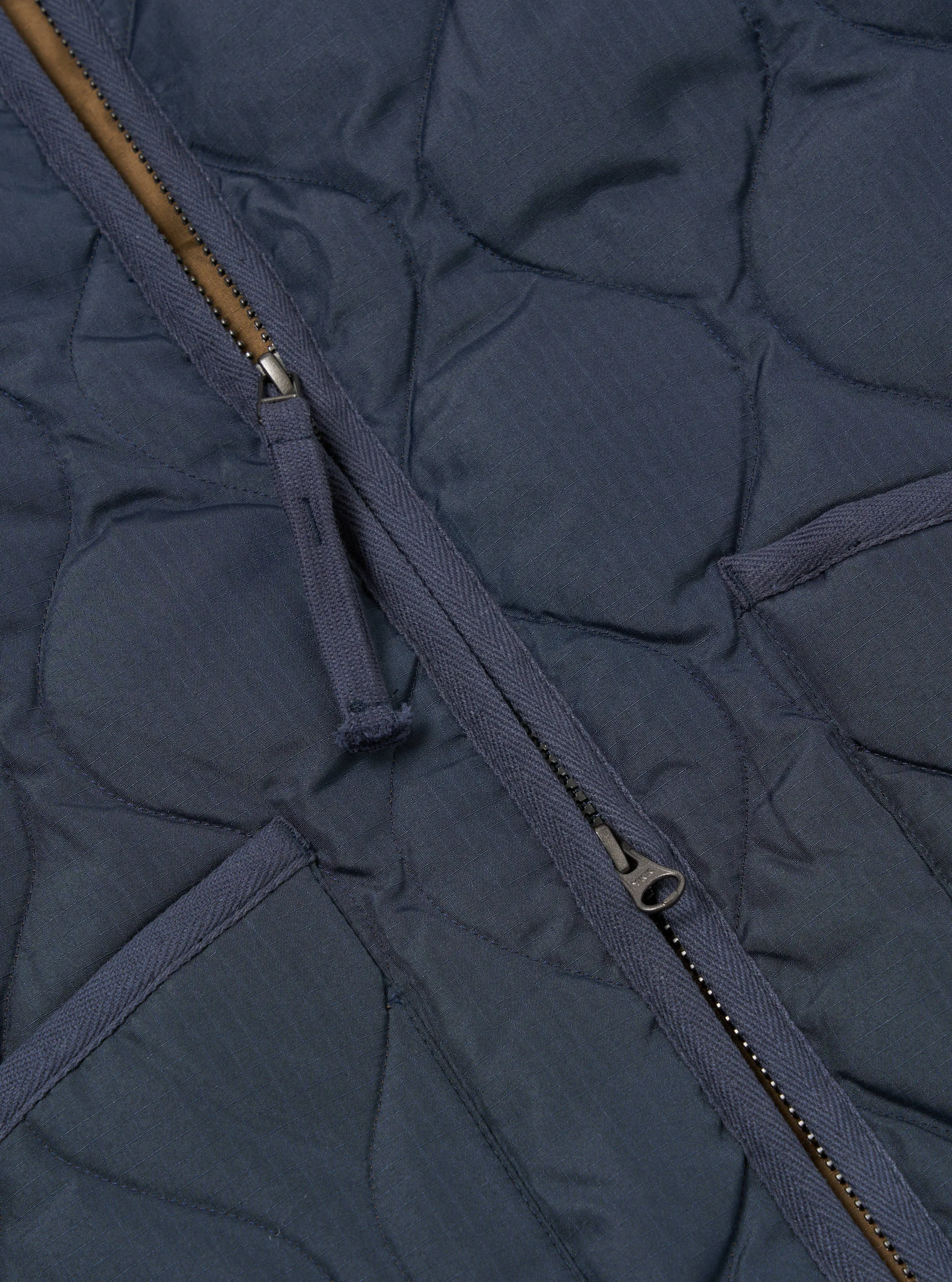 Taion Crew Neck Down Jacket in Dark Navy Ripstop sold by Universal Works product image thumbnail 4