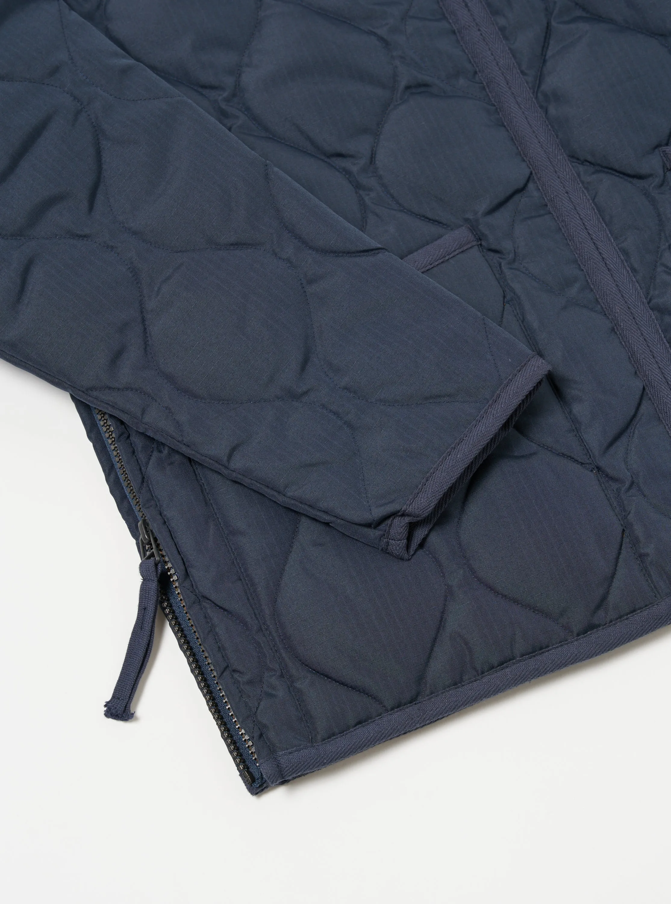 Taion Crew Neck Down Jacket in Dark Navy Ripstop sold by Universal Works product image thumbnail 5
