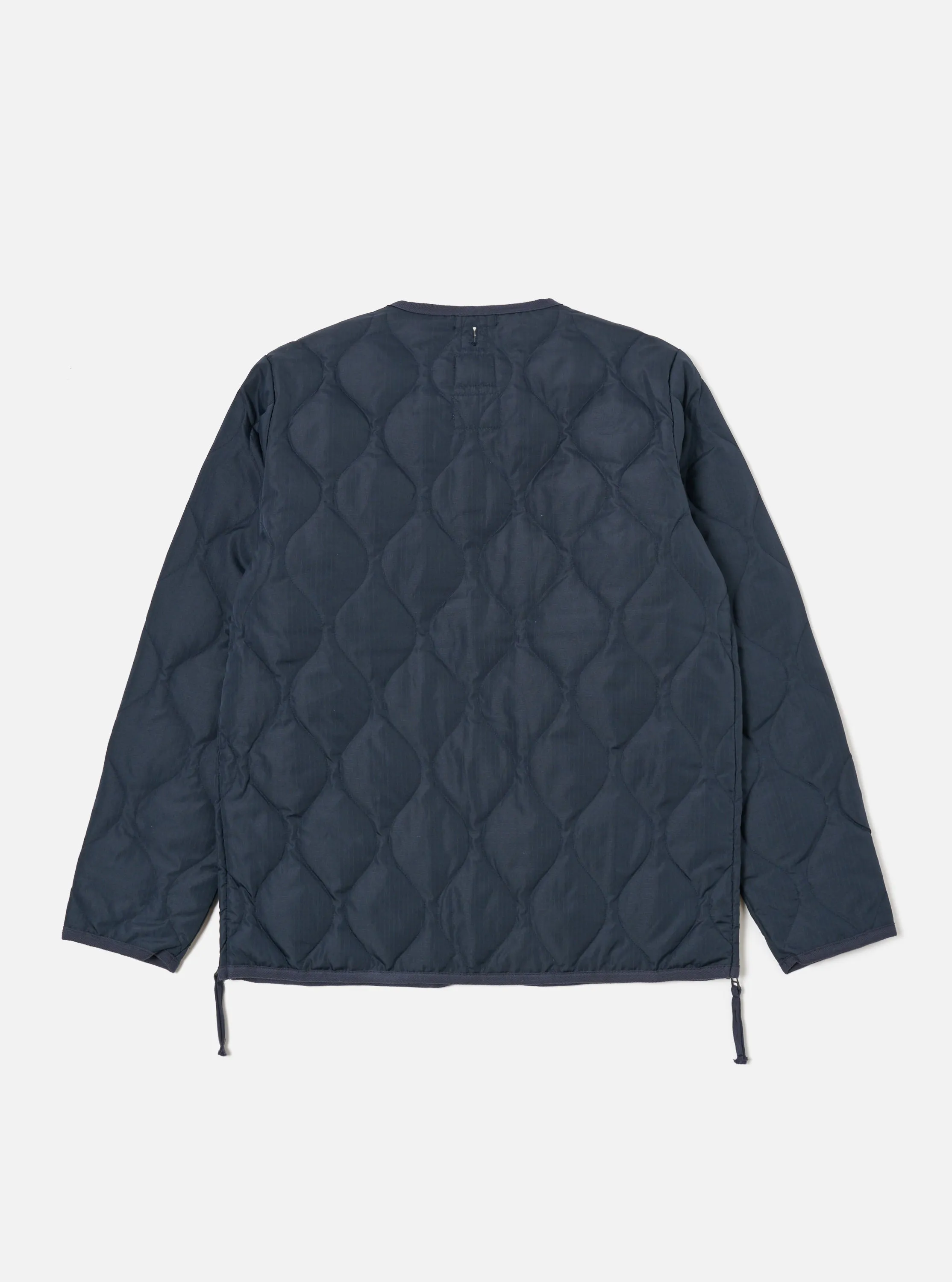 Taion Crew Neck Down Jacket in Dark Navy Ripstop sold by Universal Works product image thumbnail 2