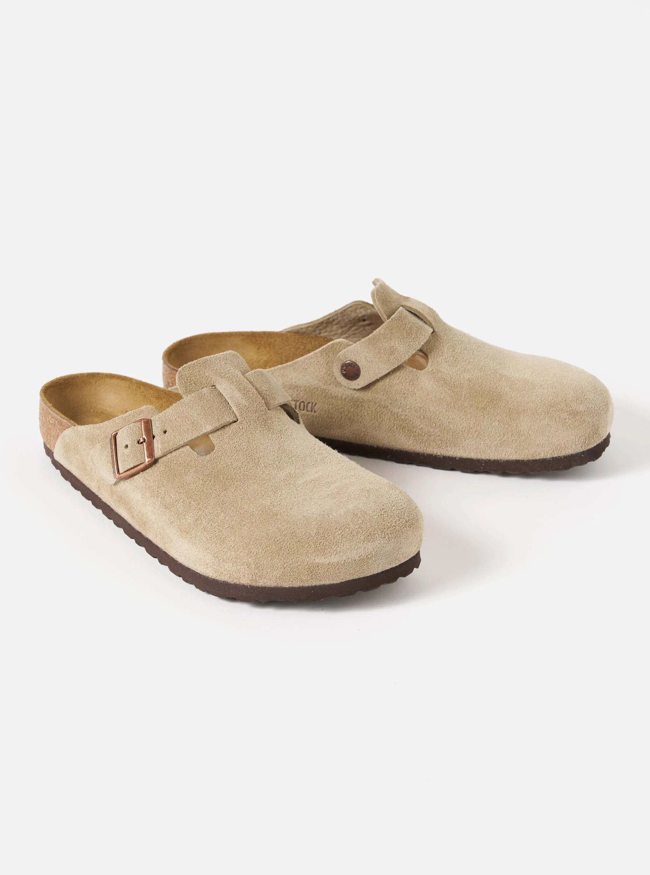 Birkenstock Boston in Taupe Suede Leather sold by Universal Works product image thumbnail 5