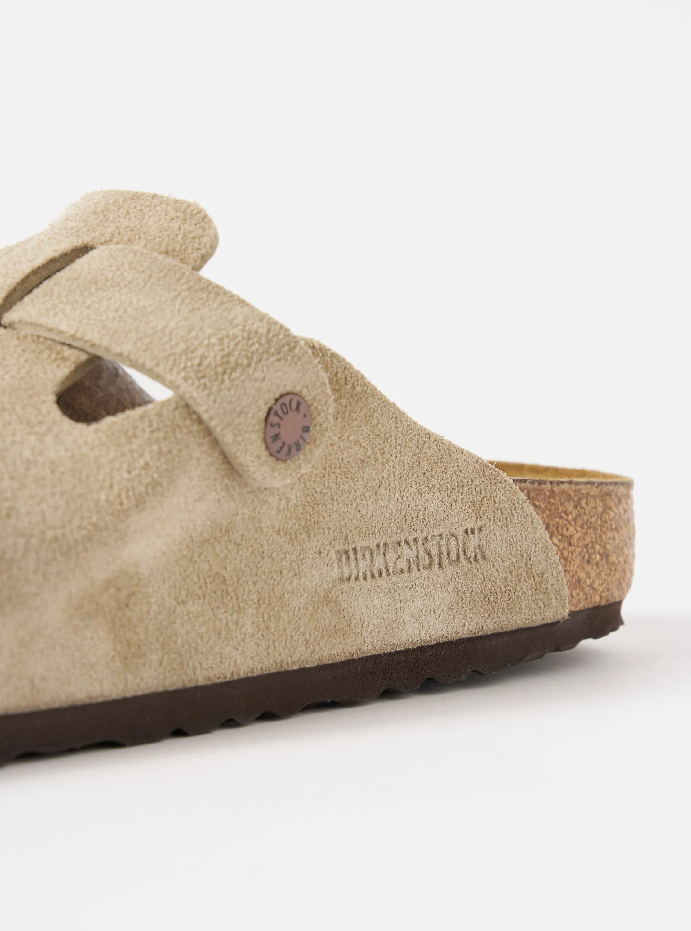 Birkenstock Boston in Taupe Suede Leather sold by Universal Works product image thumbnail 3