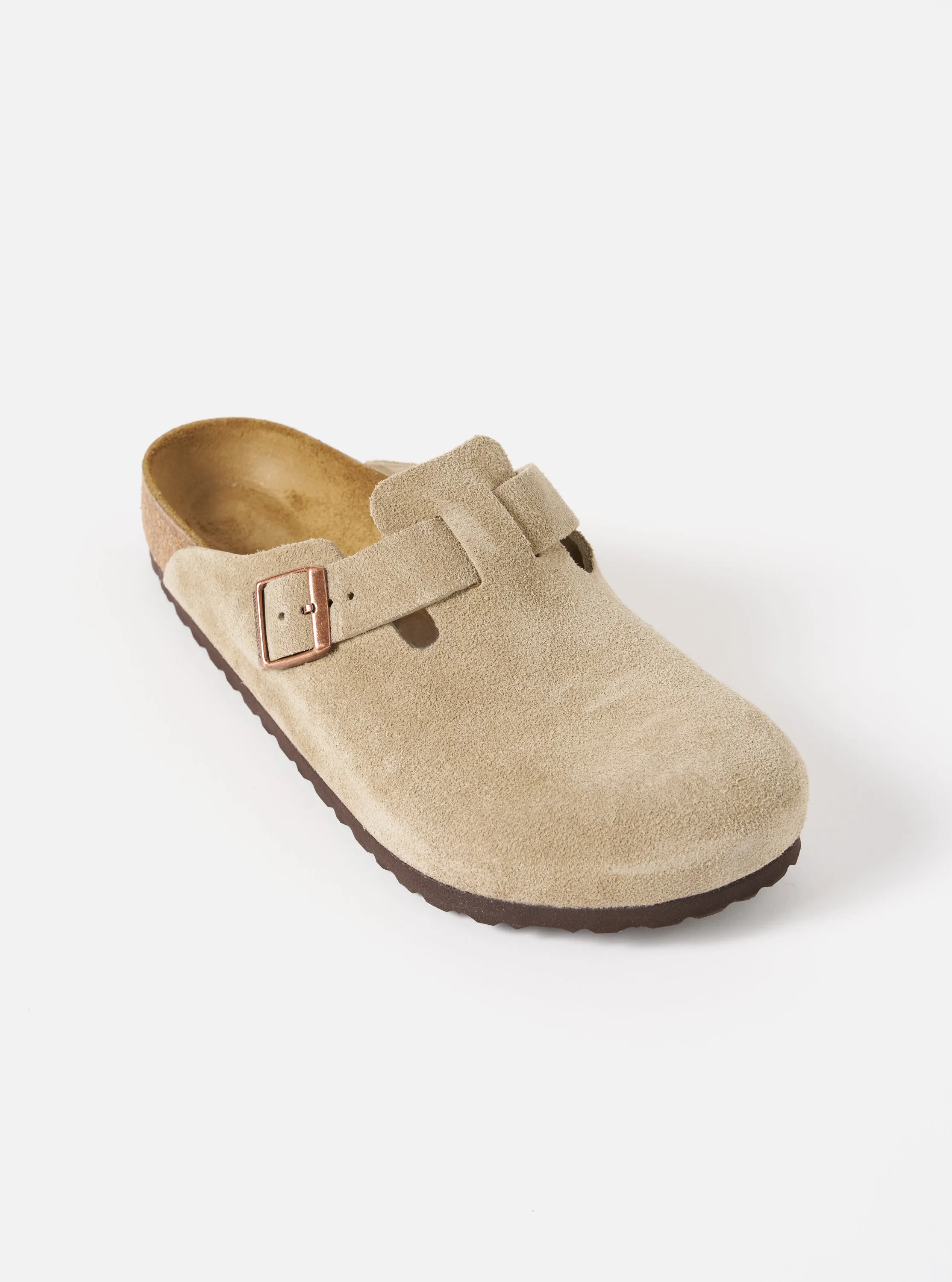 Birkenstock Boston in Taupe Suede Leather sold by Universal Works product image thumbnail 2