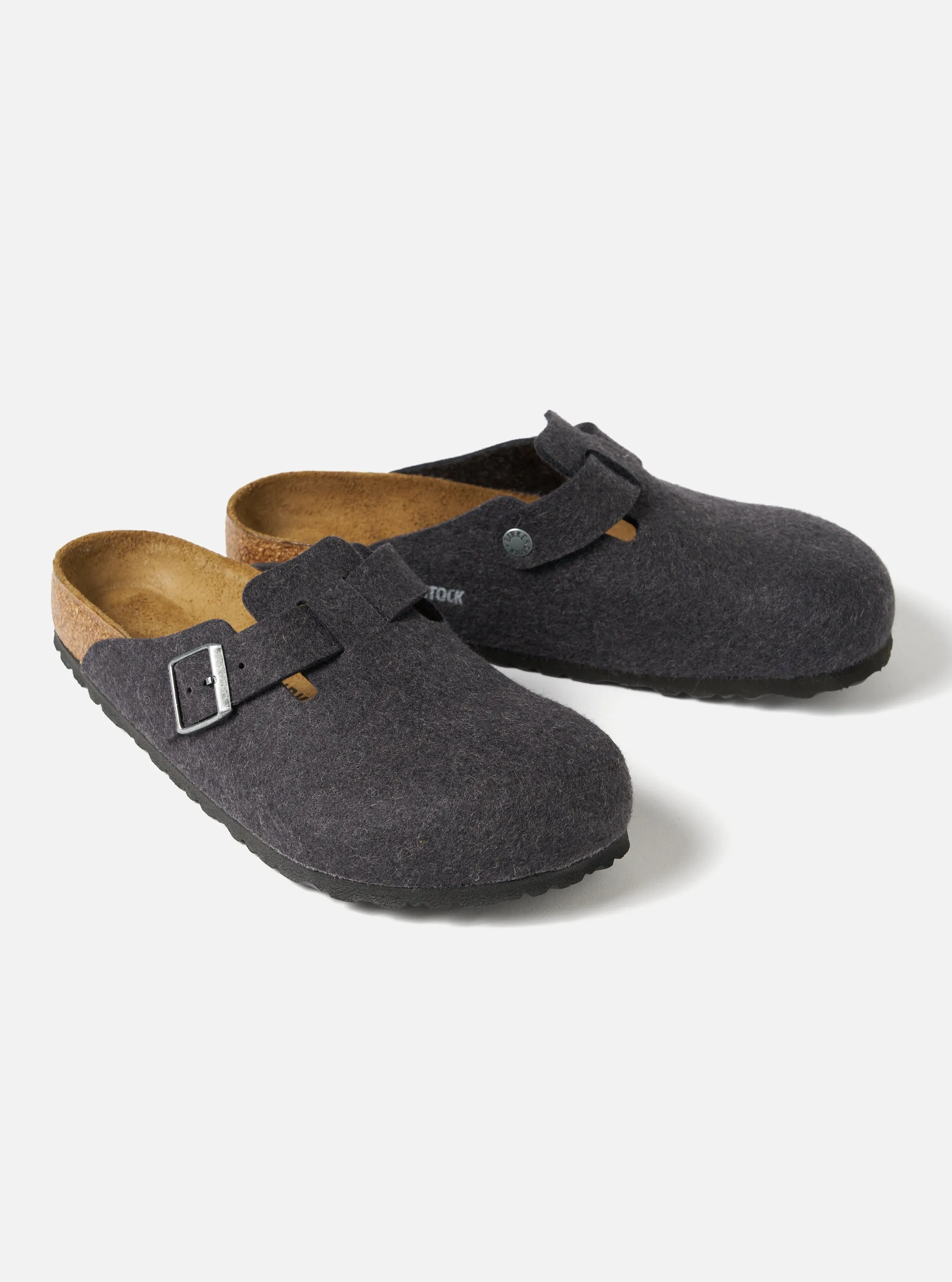 Birkenstock Boston in Anthracite Wool sold by Universal Works product image thumbnail 4