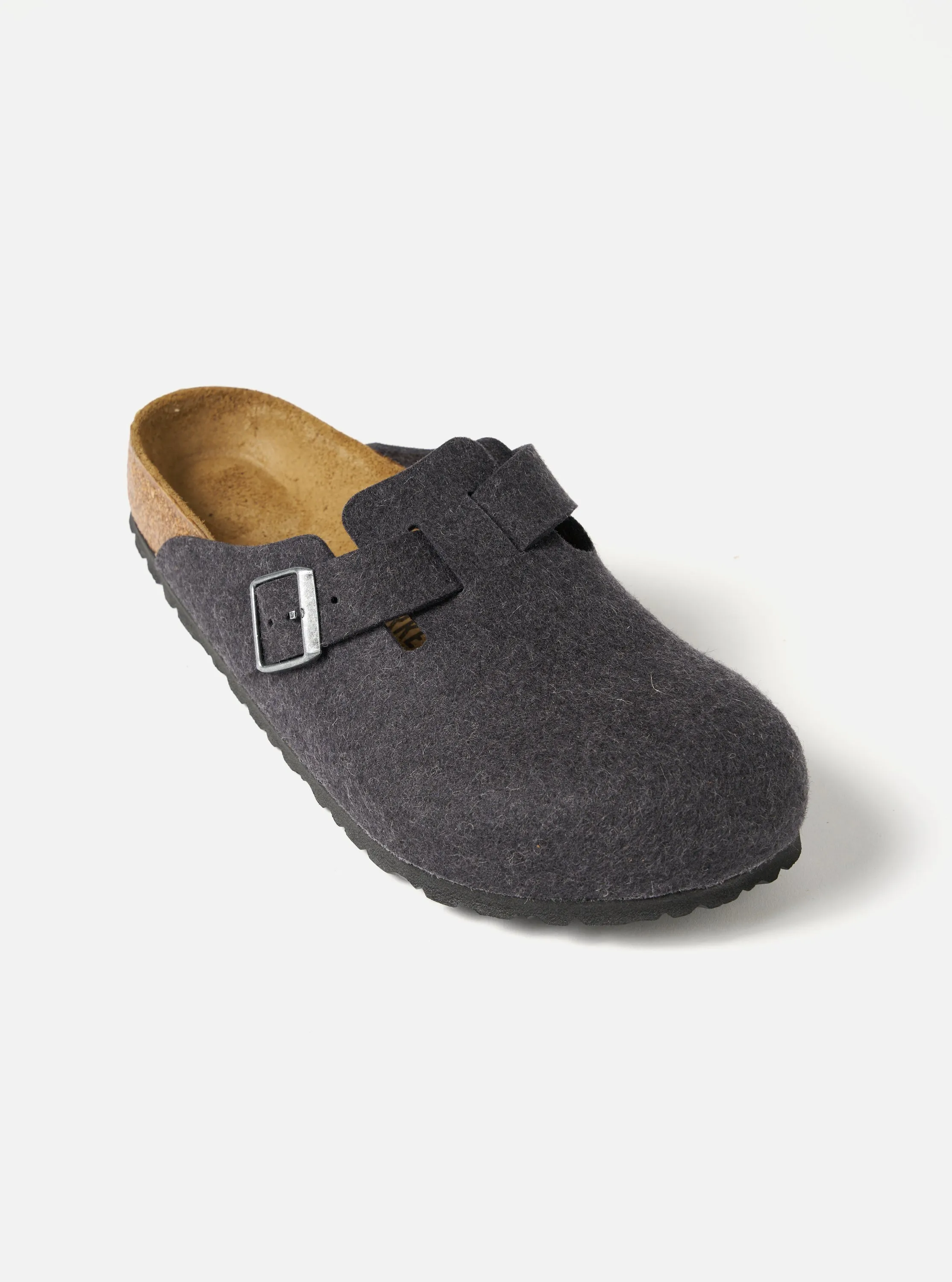 Birkenstock Boston in Anthracite Wool sold by Universal Works product image thumbnail 2