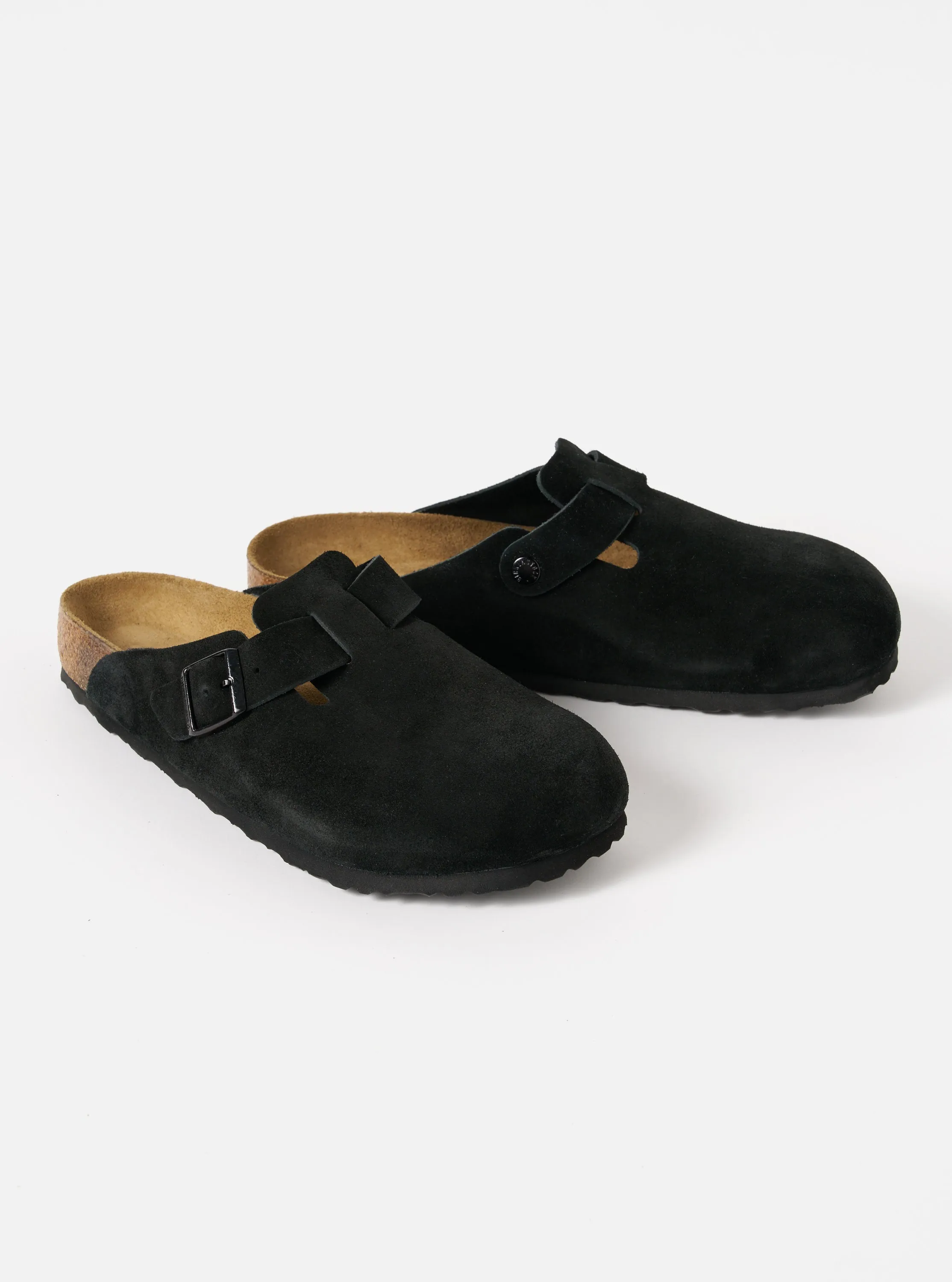 Birkenstock Black Suede Leather Boston sold by Universal Works product image thumbnail 5
