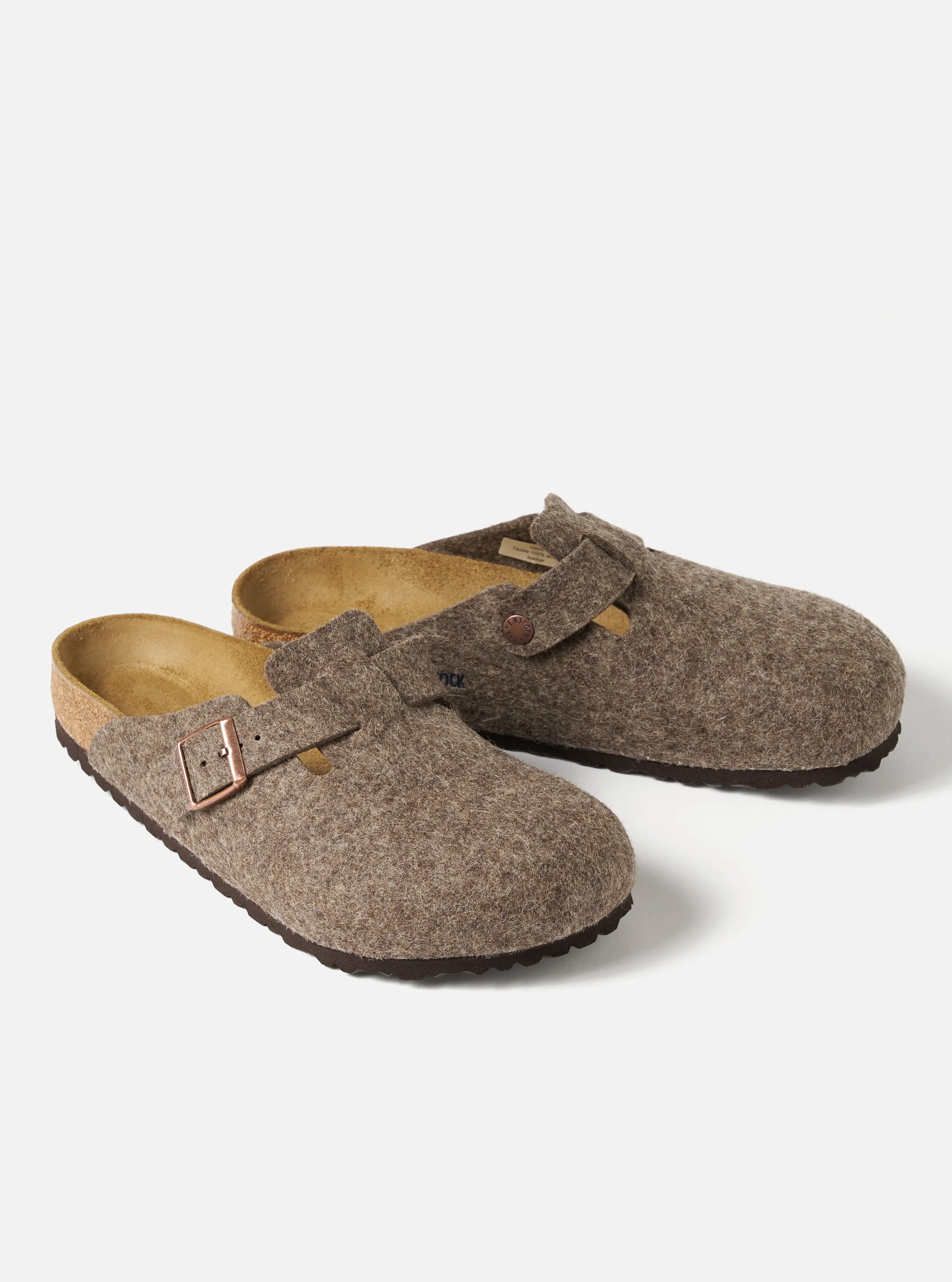 Birkenstock Boston in Cocoa Wool sold by Universal Works product image thumbnail 4