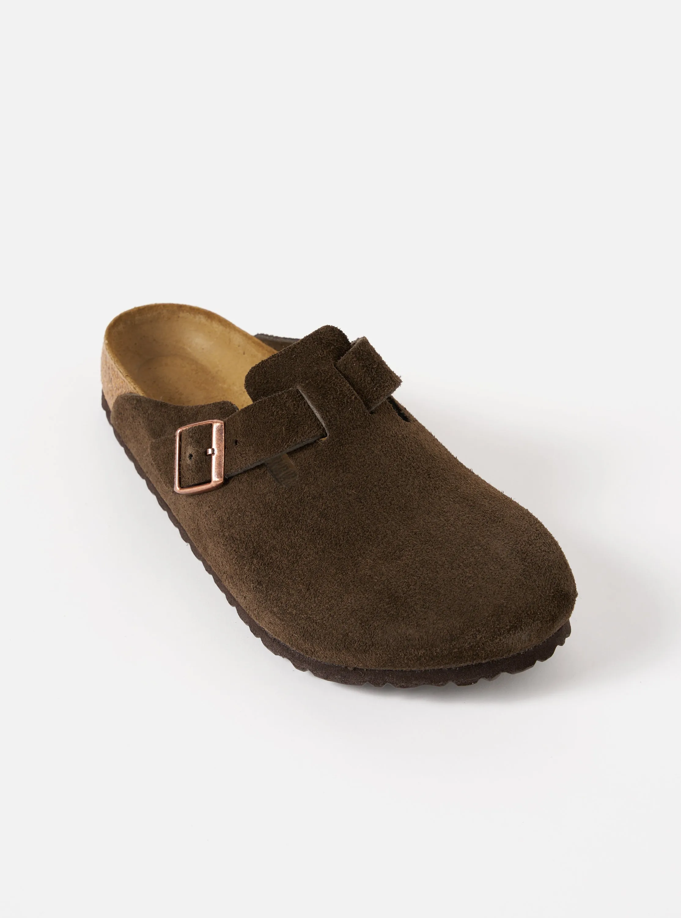 Birkenstock Boston in Mocha Suede Leather sold by Universal Works product image thumbnail 2