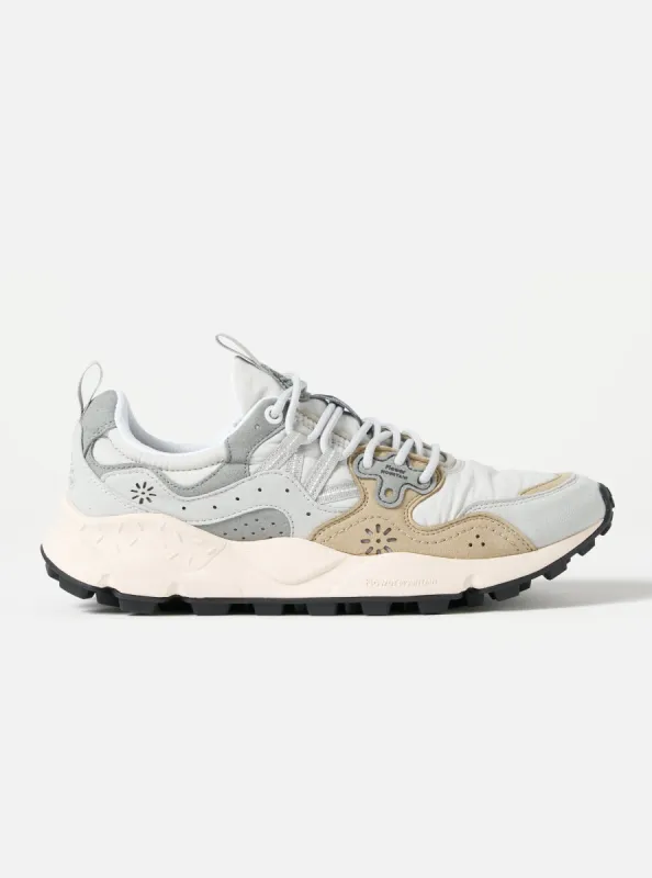 Flower Mountain Yamano 3 Uni Kaiso in Light Grey Eco Suede/Eco Nylon sold by Universal Works