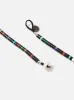 Mikia Necklace Heishi Beads in Jet/Multi sold by Universal Works
