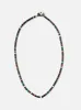 Mikia Necklace Heishi Beads in Jet/Multi sold by Universal Works