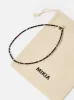 Mikia Necklace Heishi Beads in Jet/Multi sold by Universal Works