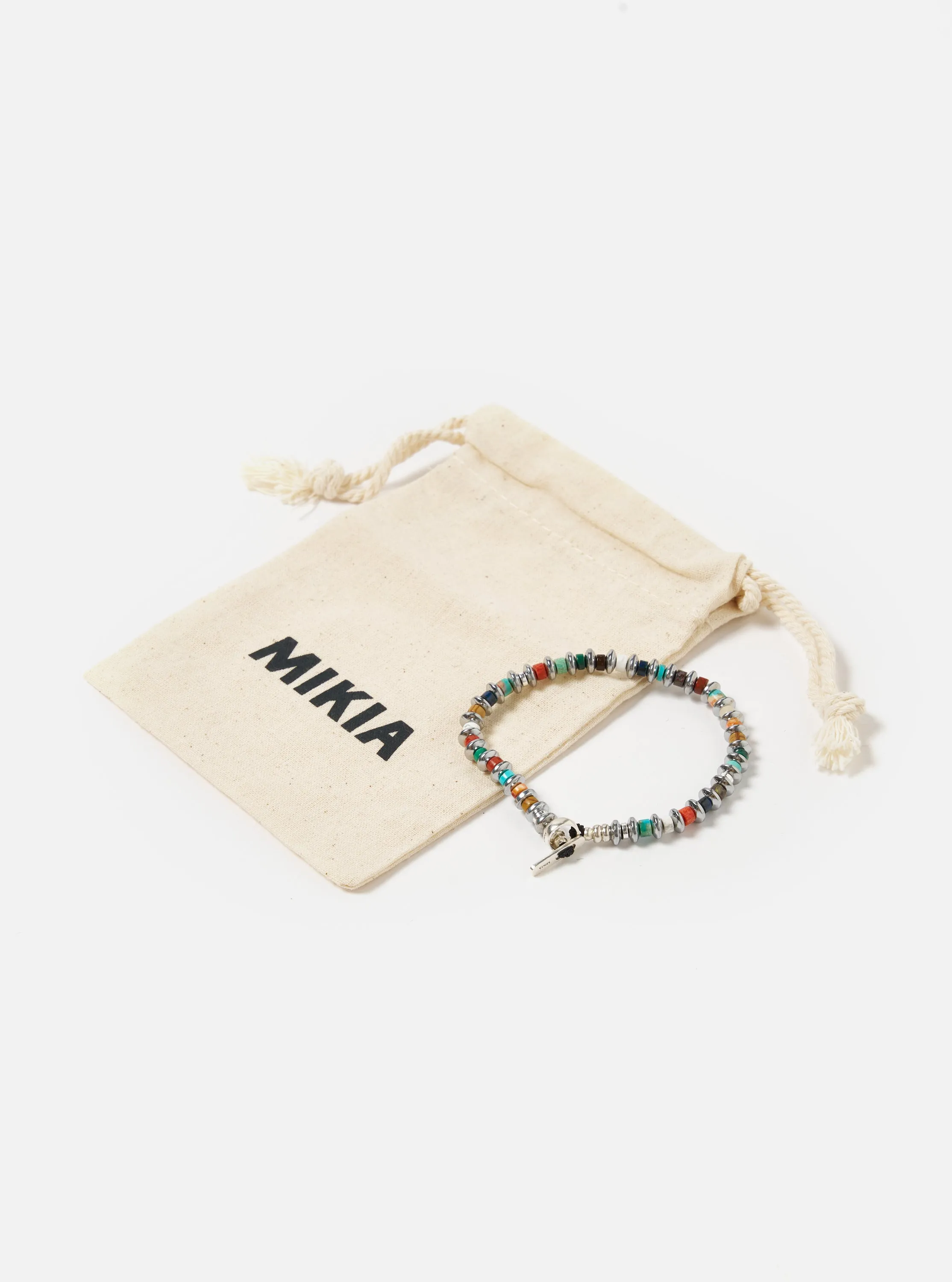 Mikia Multi Hematite Roundel Bracelet sold by Universal Works product image thumbnail 4