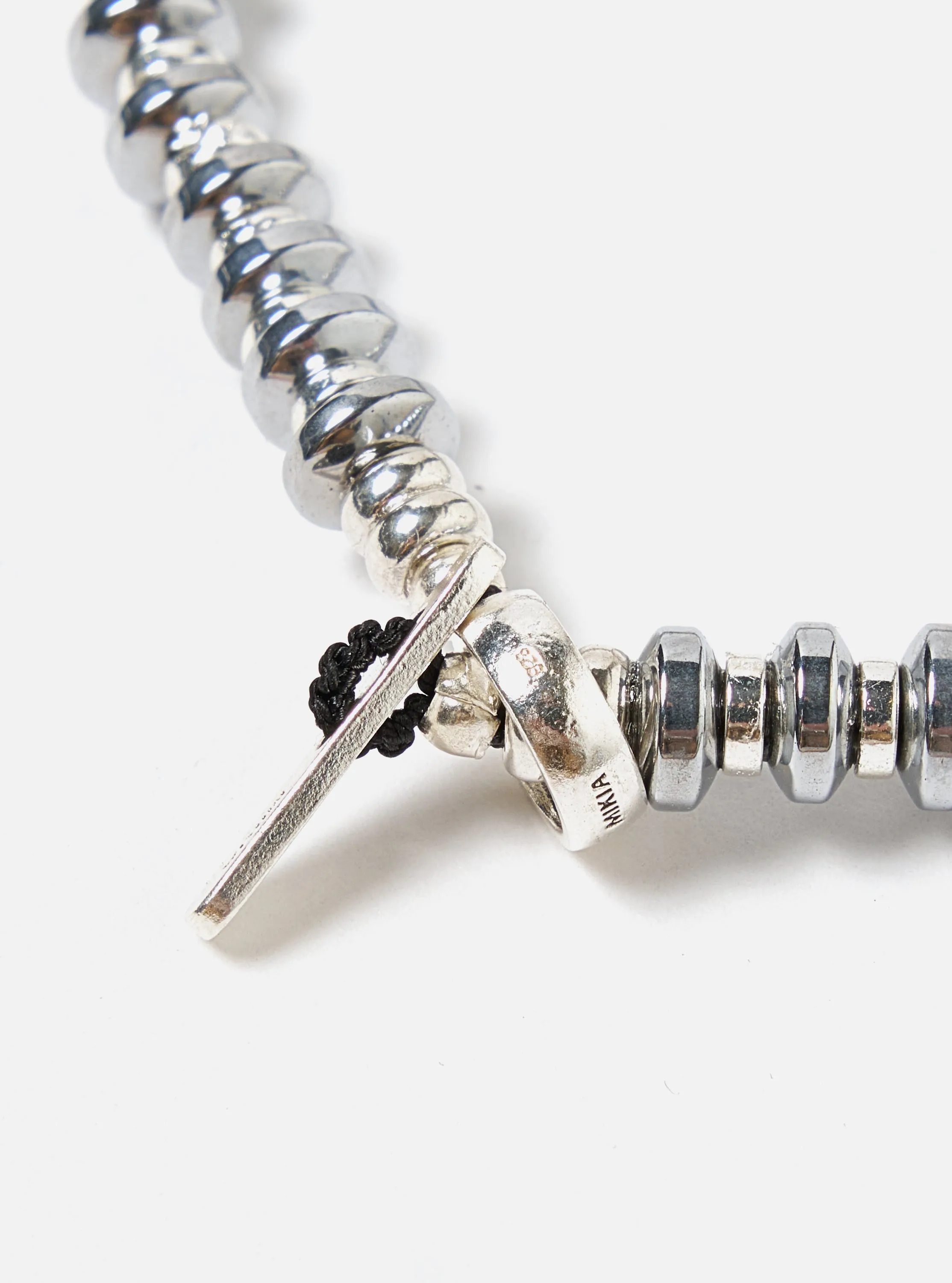 Mikia Hematite Roundel Bracelet sold by Universal Works product image thumbnail 2