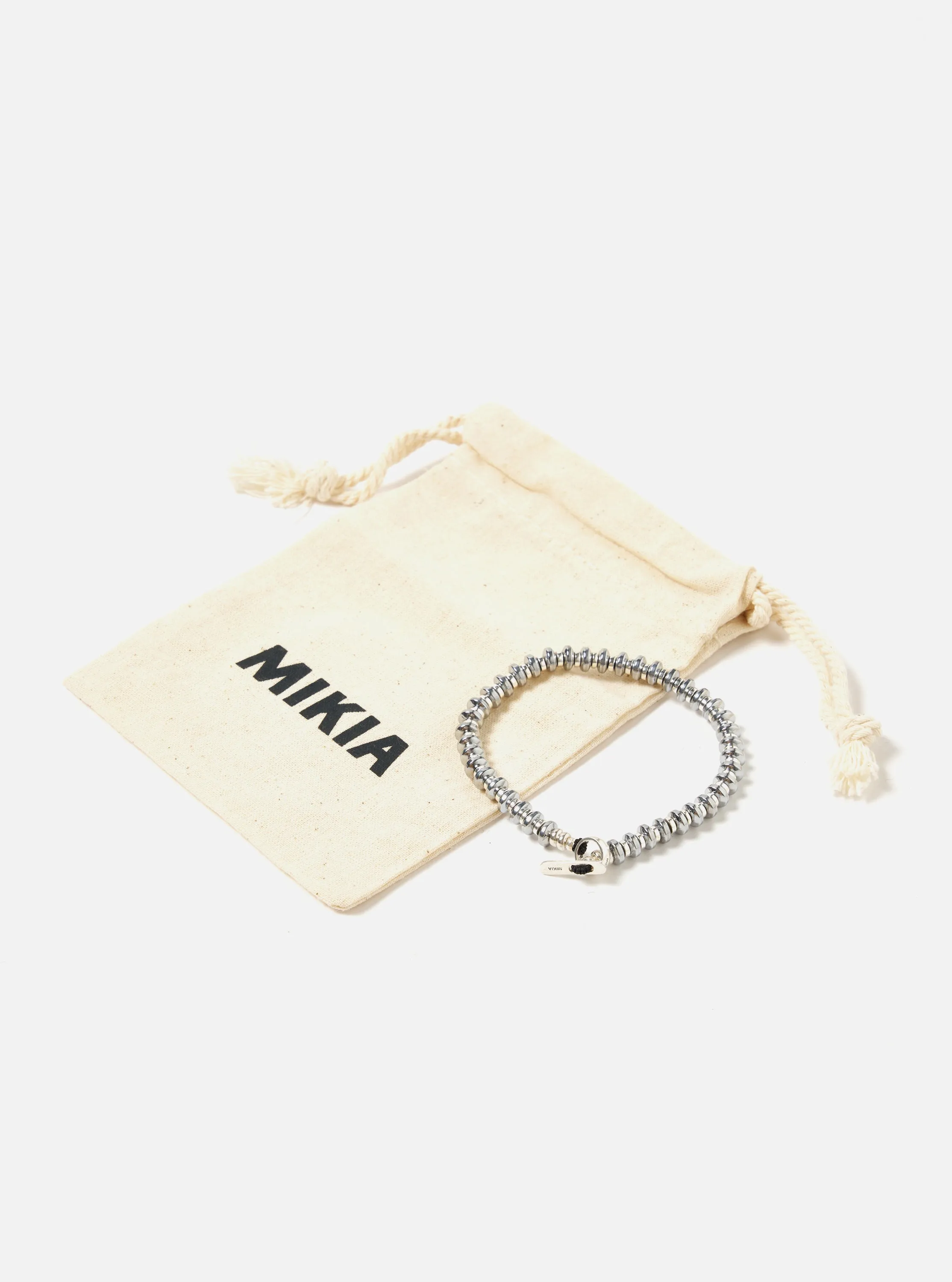 Mikia Hematite Roundel Bracelet sold by Universal Works product image thumbnail 4