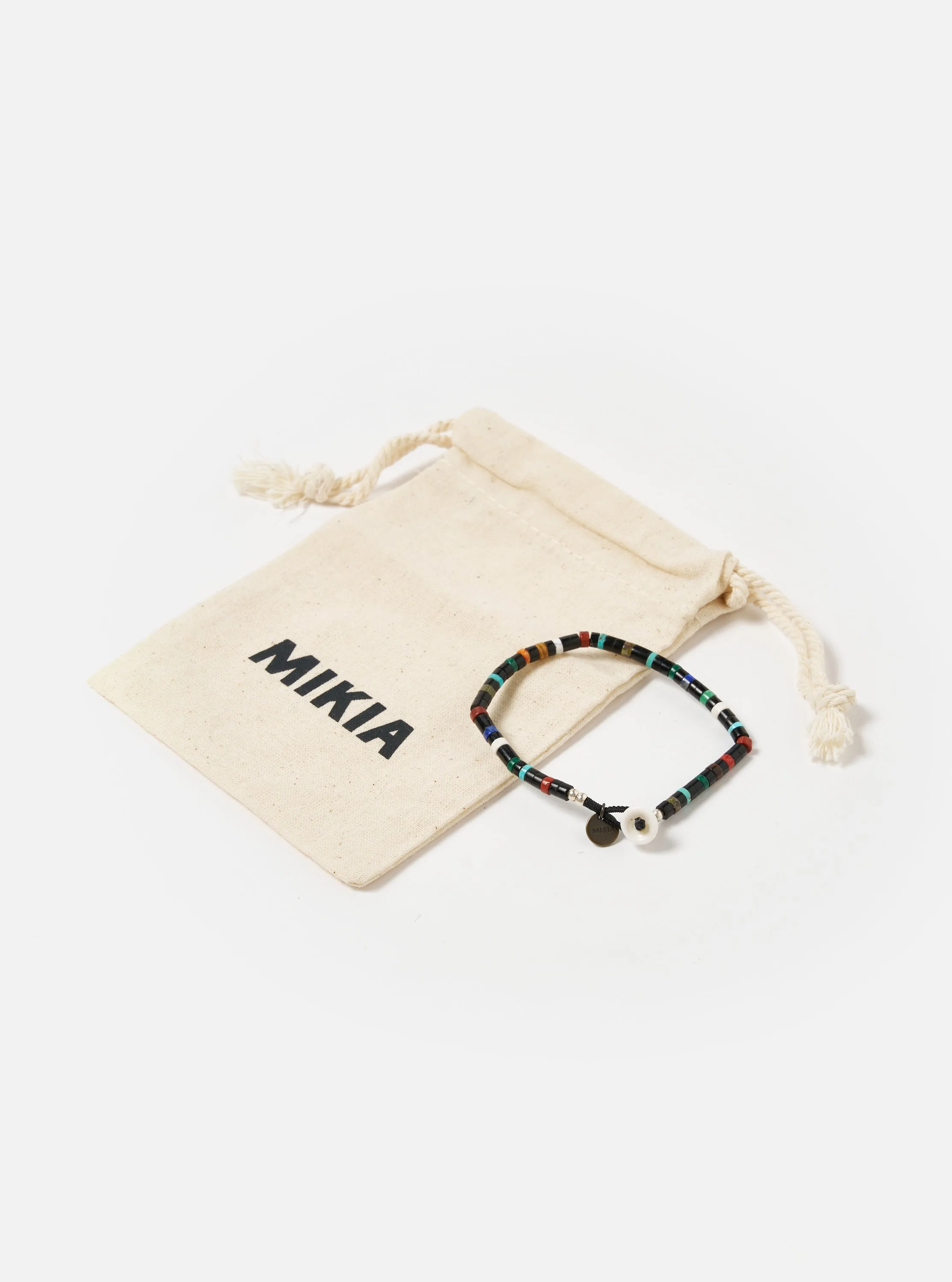 Mikia Bracelet Heishi Beads in Jet/Multi sold by Universal Works product image thumbnail 4