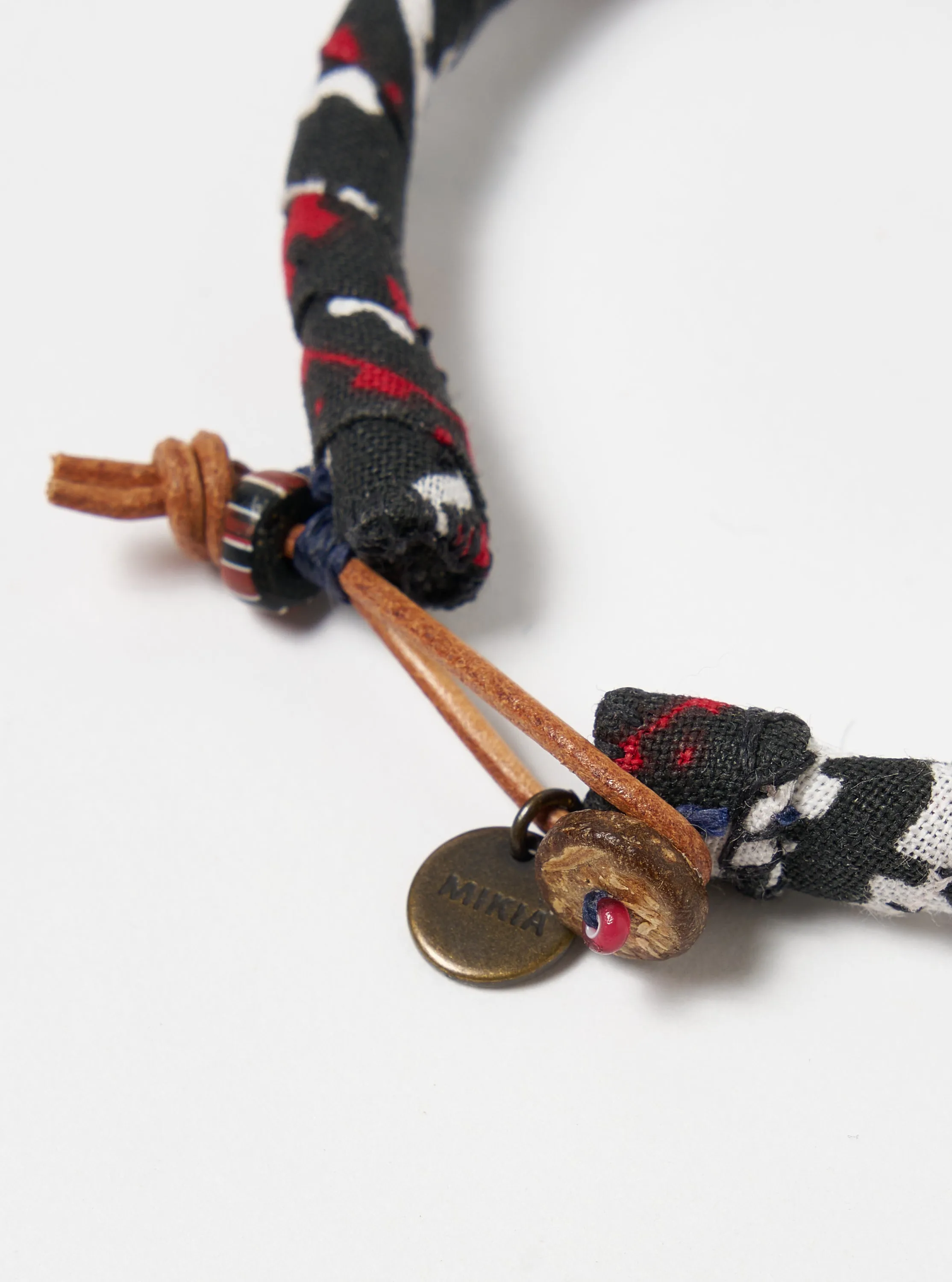 Mikia Bracelet in Black/Red Bandana sold by Universal Works product image thumbnail 2