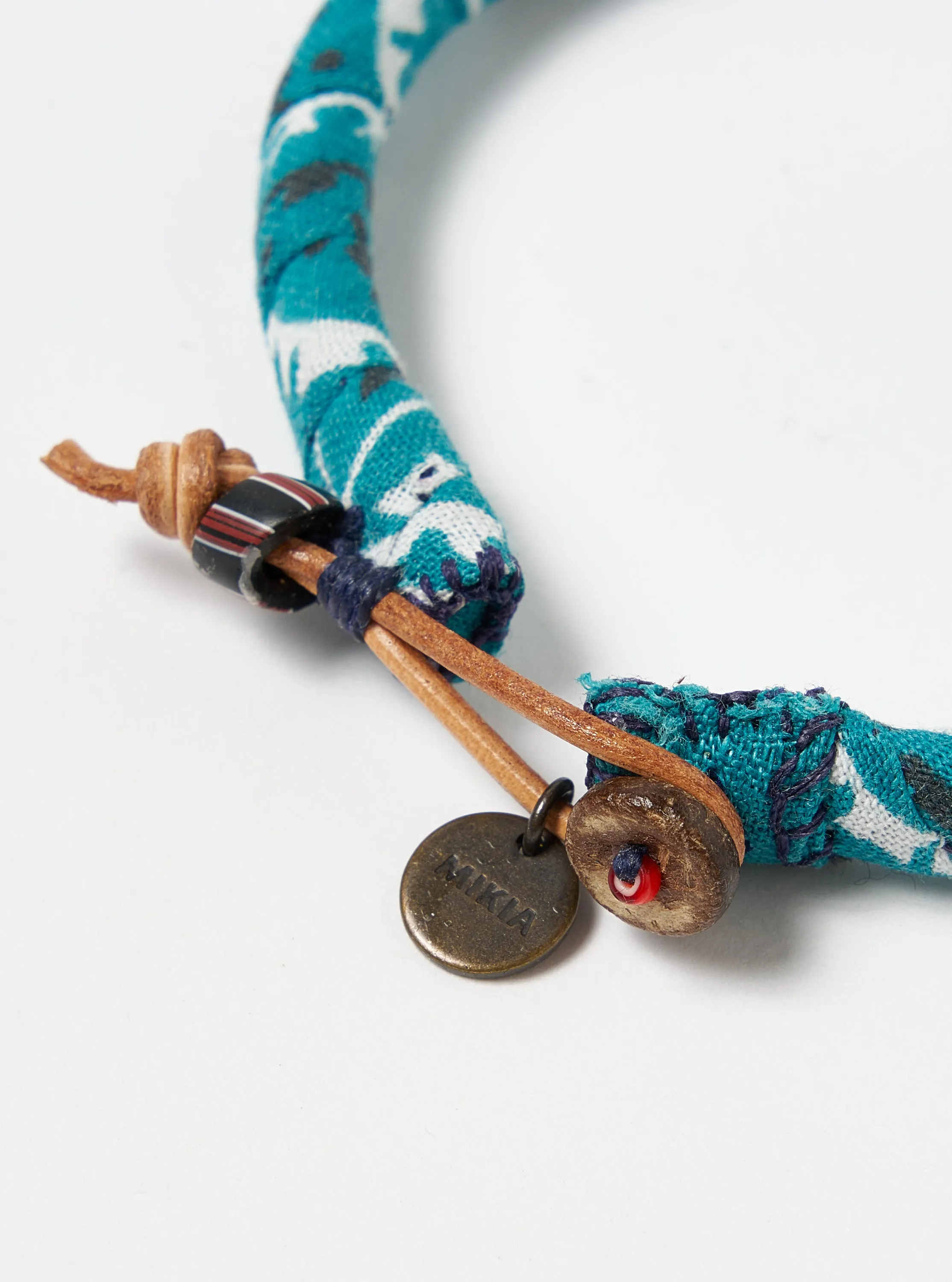 Mikia Bracelet in Blue Green Bandana sold by Universal Works product image thumbnail 2