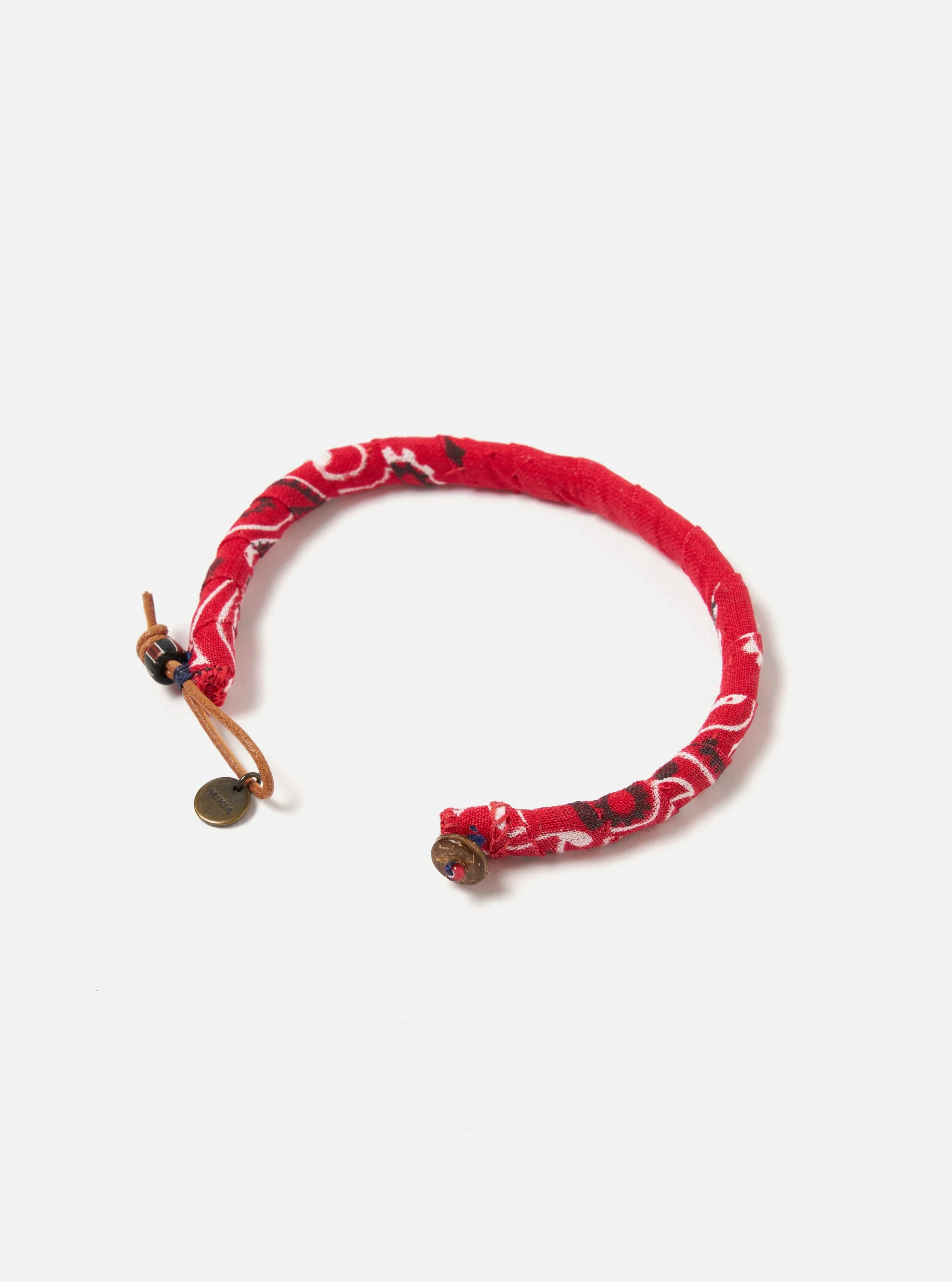 Mikia Bracelet in Red Bandana sold by Universal Works product image thumbnail 3