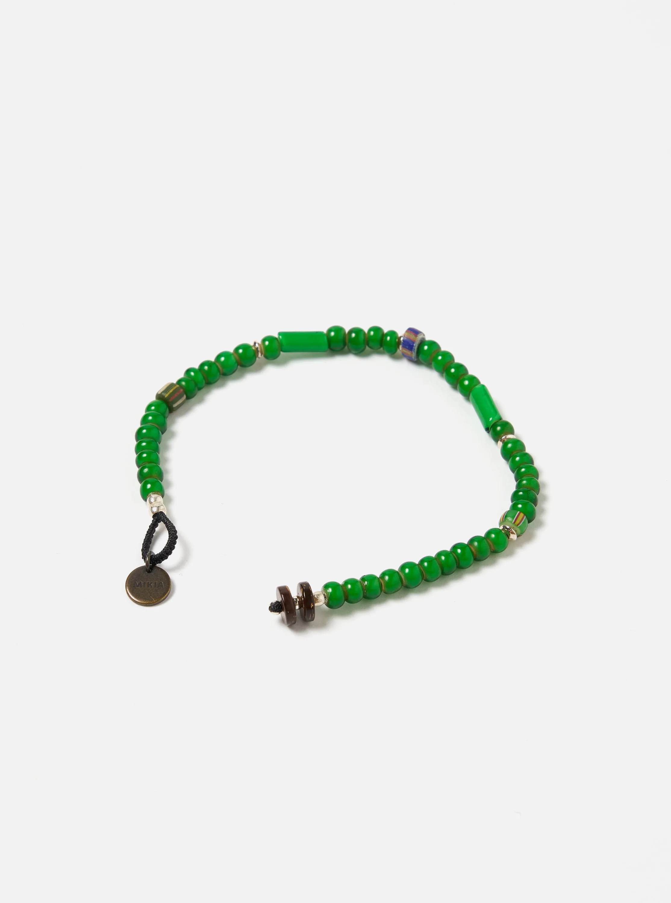 Mikia Bracelet in Green White Hearts sold by Universal Works product image thumbnail 3