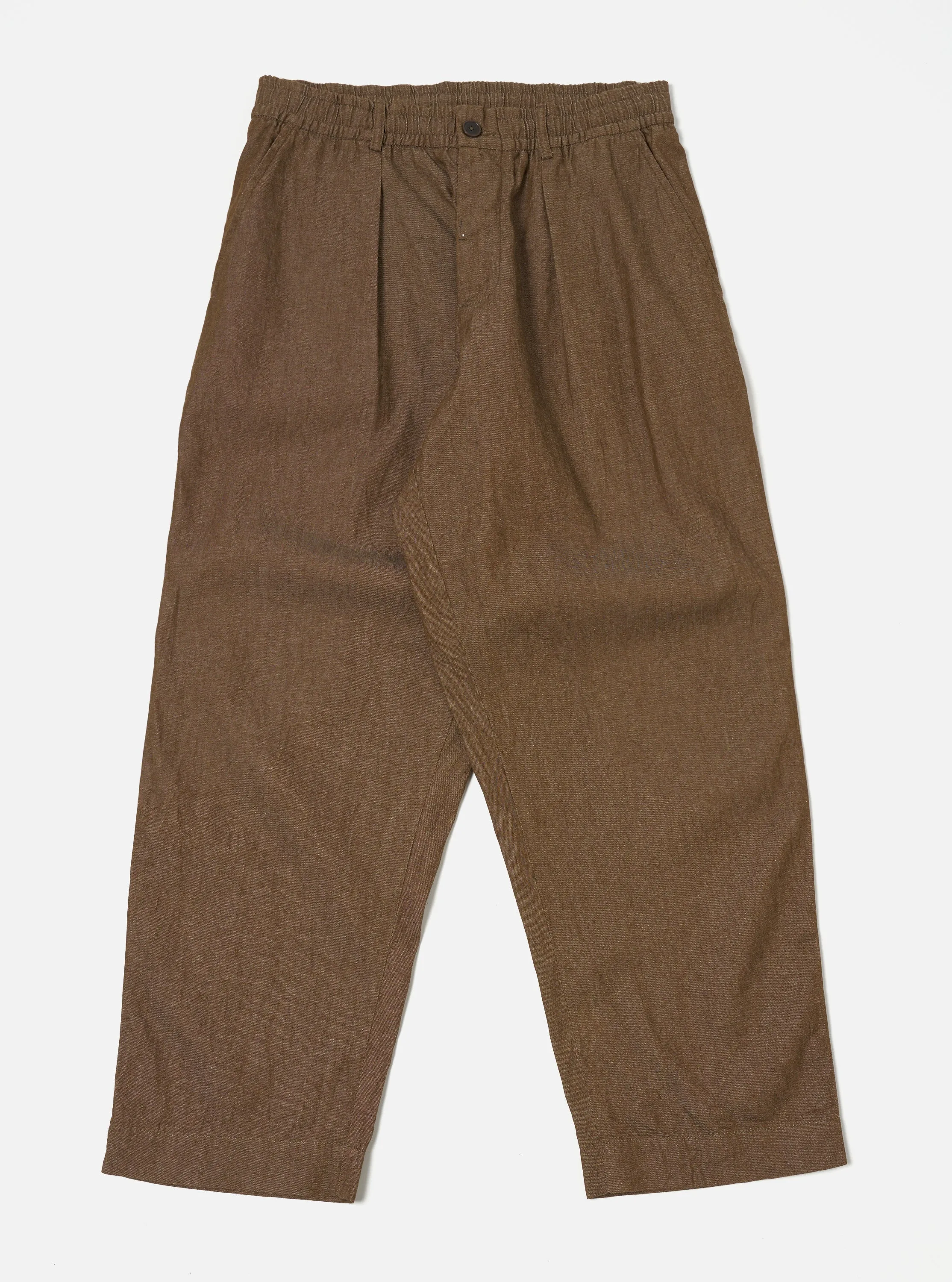 Universal Works Oxford Pant in Brown Y/D Twill sold by Universal Works