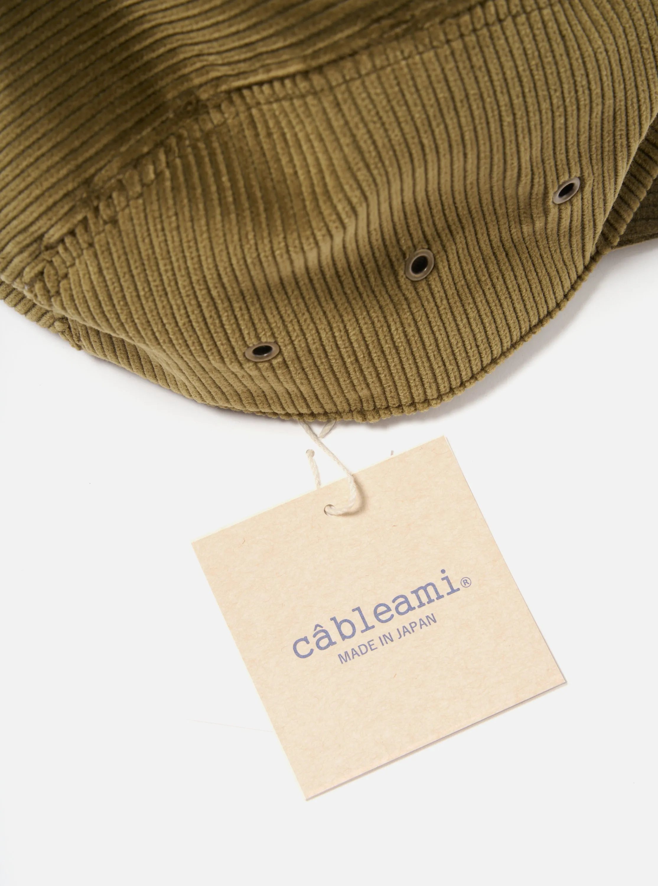 cableami® 9w Cap in Olive Corduroy sold by Universal Works product image thumbnail 4