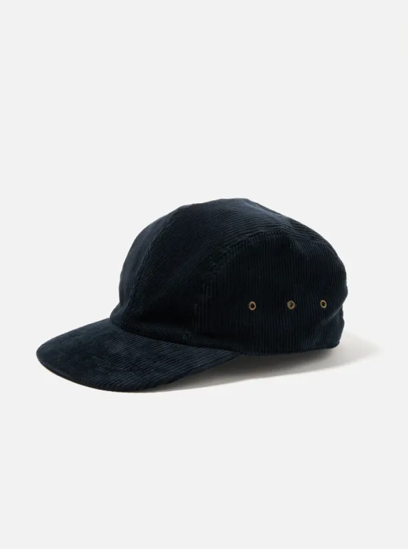 cableami® 9w Cap in Navy Corduroy sold by Universal Works