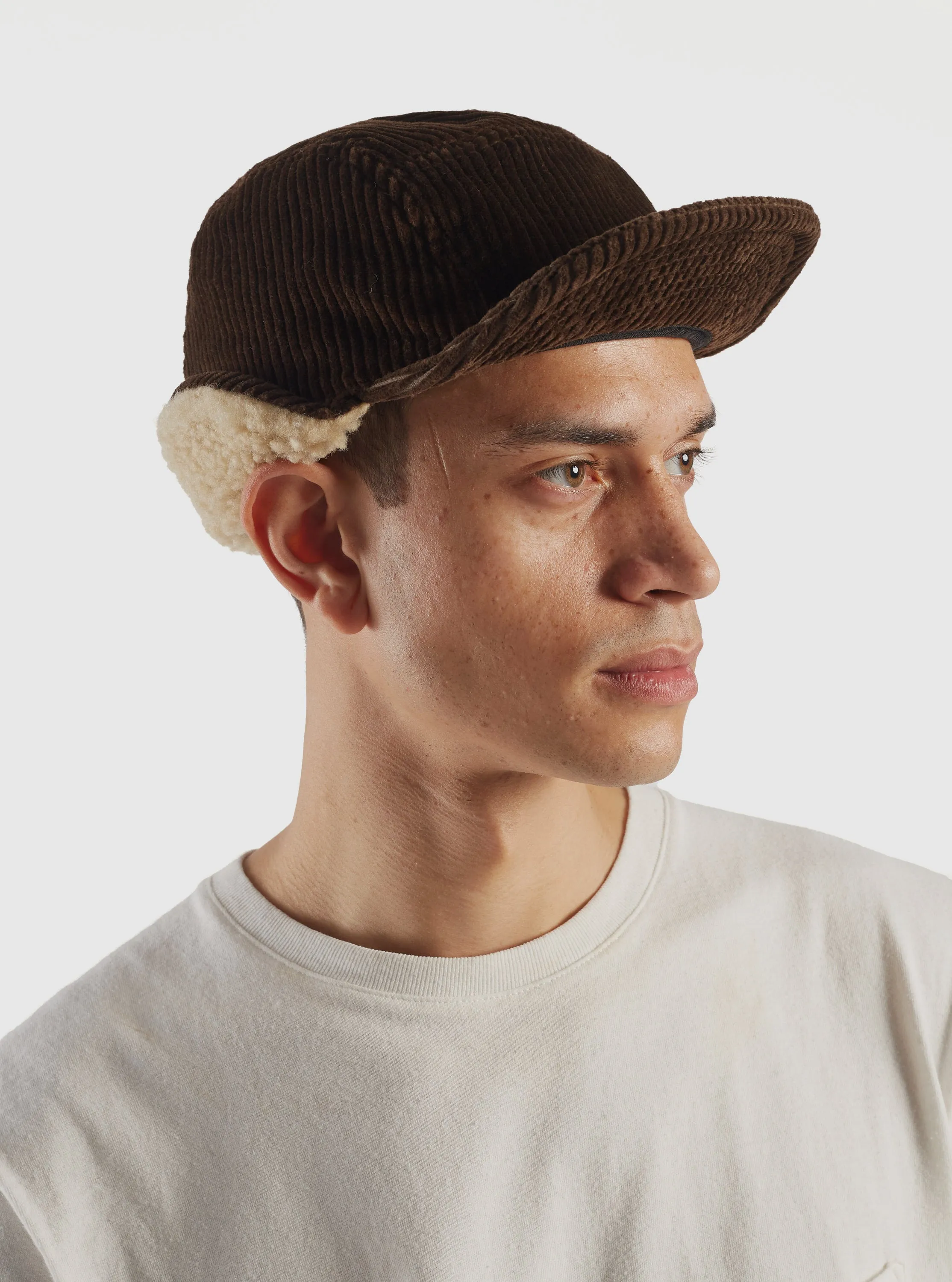 cableami® Brown Corduroy 5w Cap sold by Universal Works product image thumbnail 5