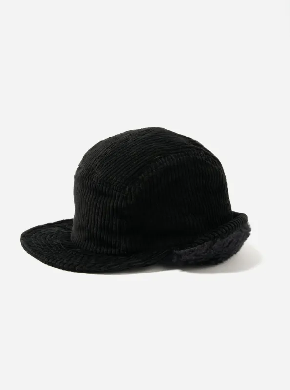 cableami® 5w Cap in Black Corduroy sold by Universal Works