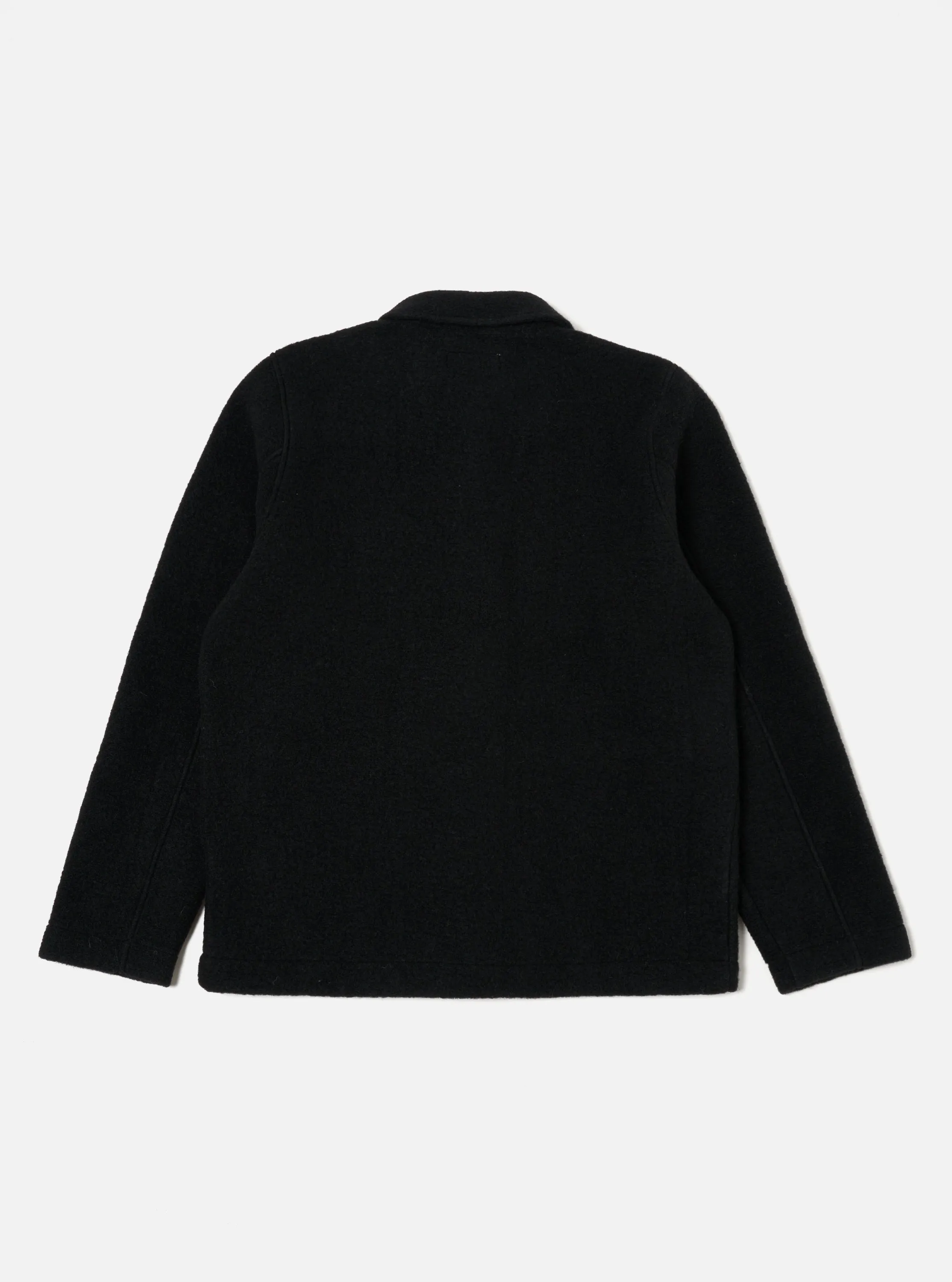 Universal Works Field Jacket in Black Wool Fleece sold by Universal Works product image thumbnail 2